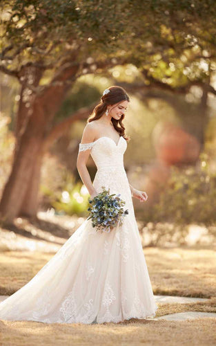 D3940 Wedding Dress by Essense of Australia ⋆ Precious Memories Bridal Shop