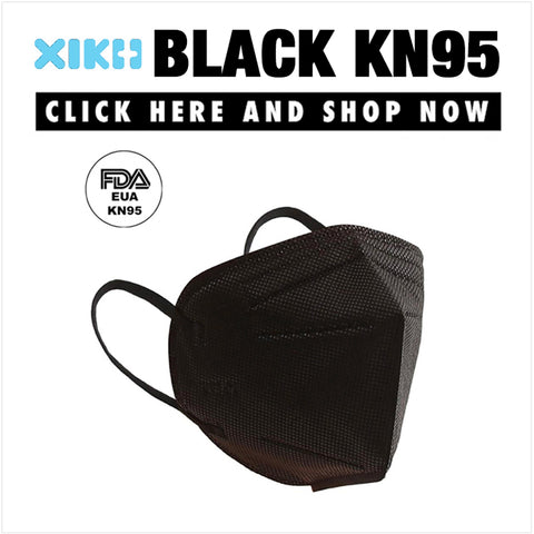 black kn95 mask