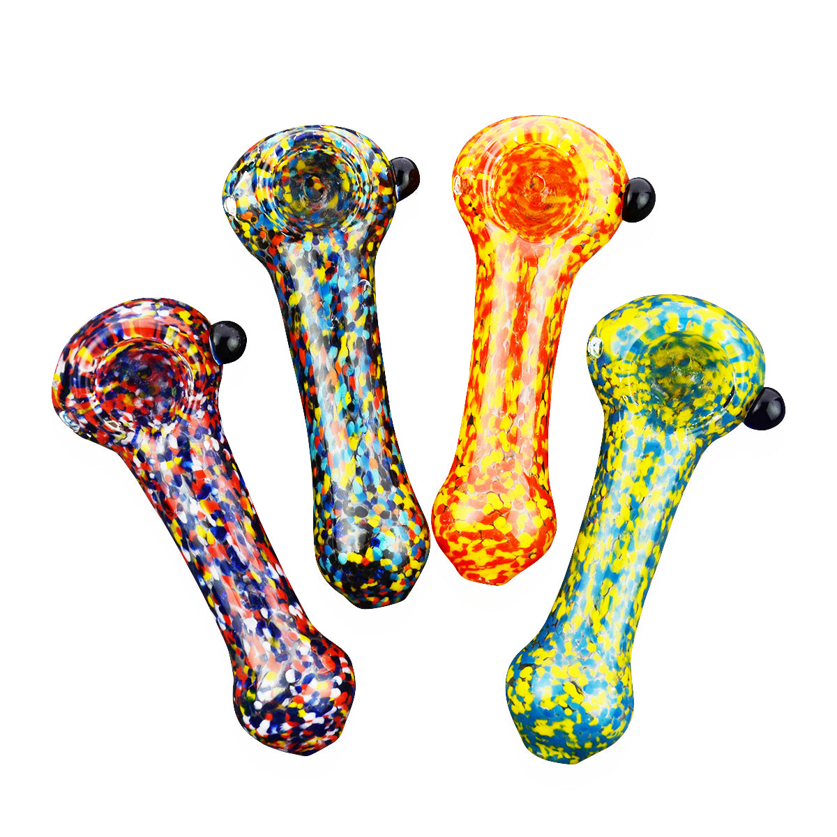 4'' Colorful Hand PIPE with Multi Frit