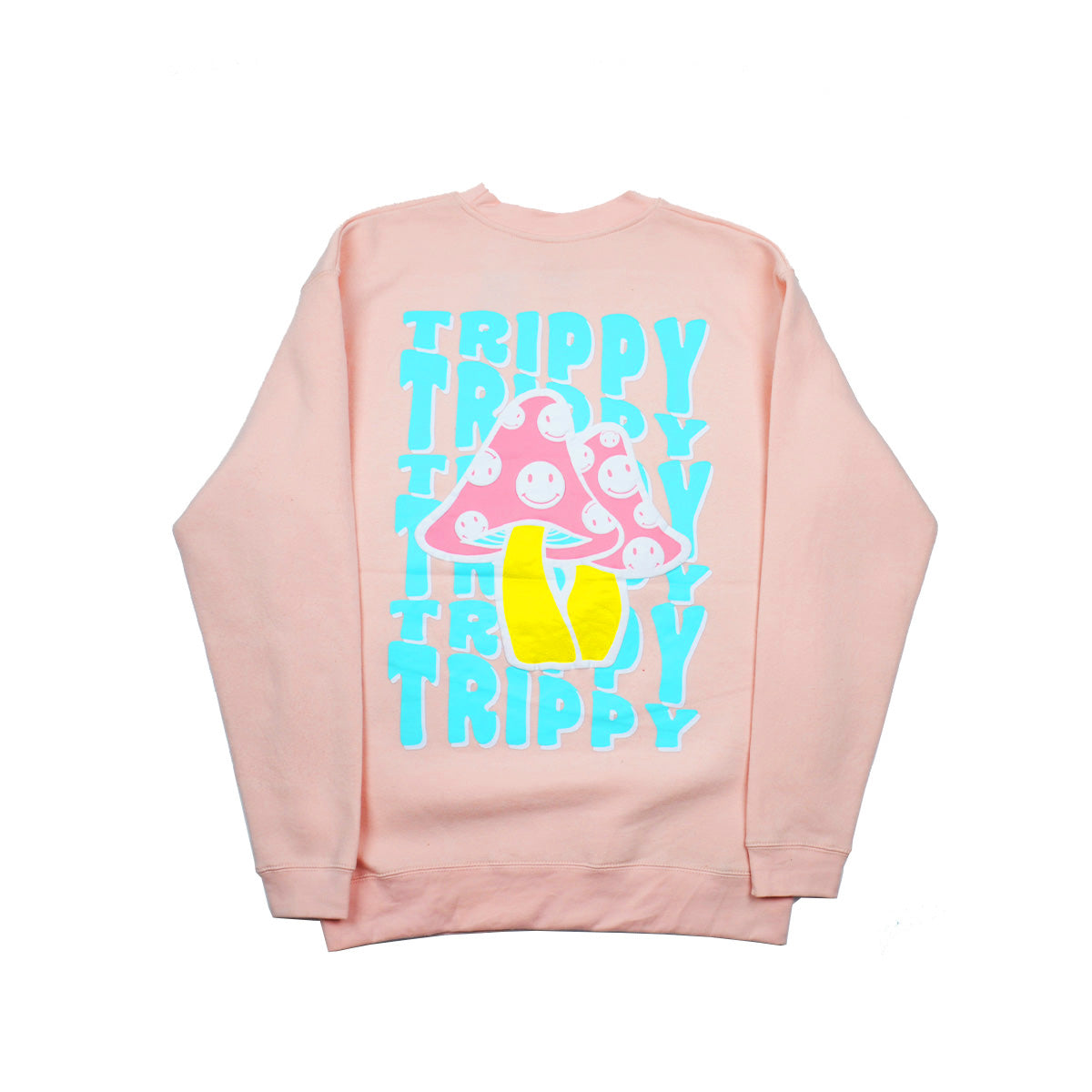 6 Pieces Pack of Light Pink Hoodie ''Trippy Mushroom'' 1S-2M-2L-1XL