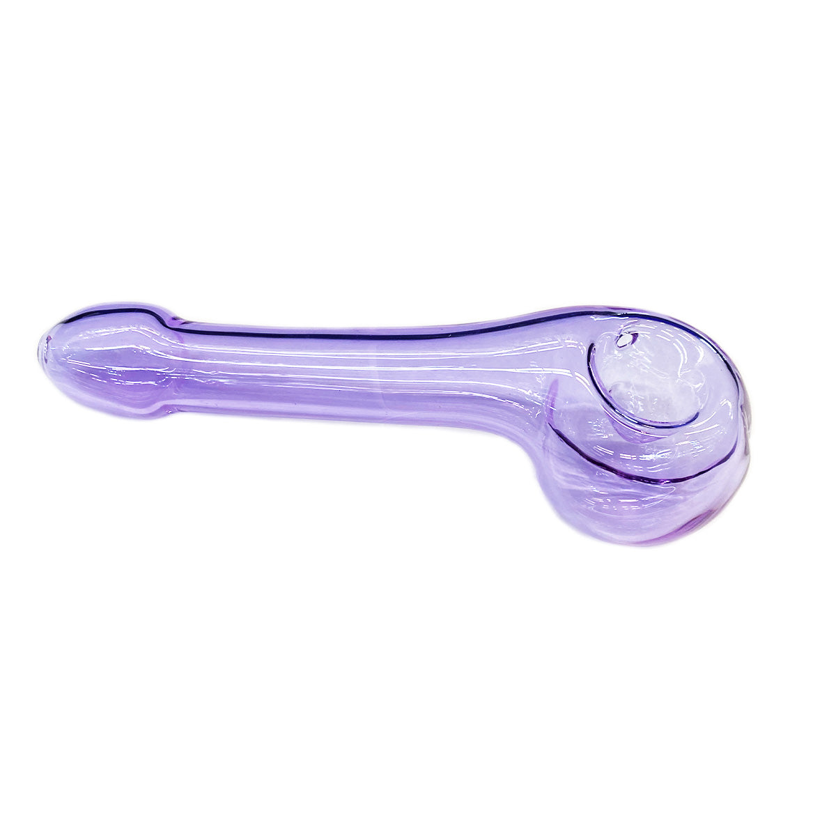 6'' Purple Tube Penis Hand PIPE Spoon