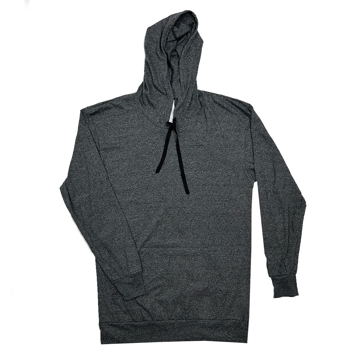 Long Sleeve Charcoal T-SHIRT with Hoodie, Pack of 6 Units-2M, 2L, 2XL