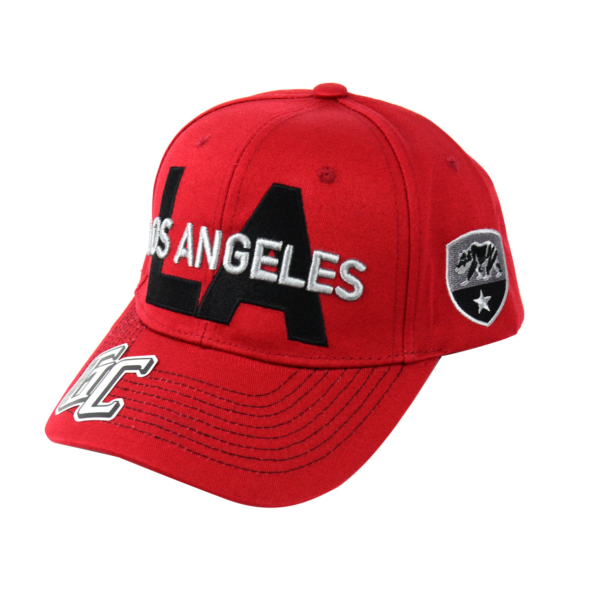 Snapback Los Angeles Curved HAT Embroidered