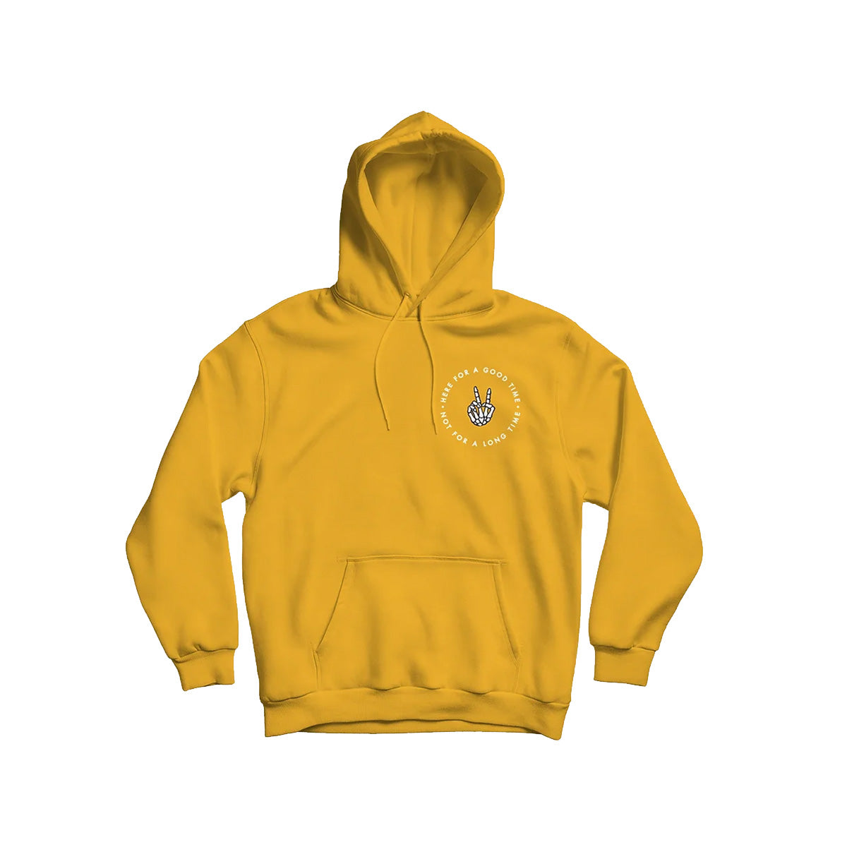 6 PIECES Pack of Mustard ''Here for a Good Time'' Hoodie 1S-2M-2L-1XL