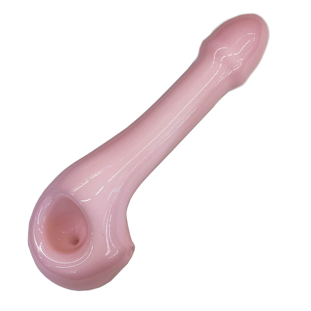 6'' Slime Pink Tube Penis Hand PIPE Spoon