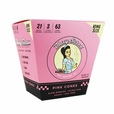 Blazy Susan King Pink Cones 21 Packs Per Box