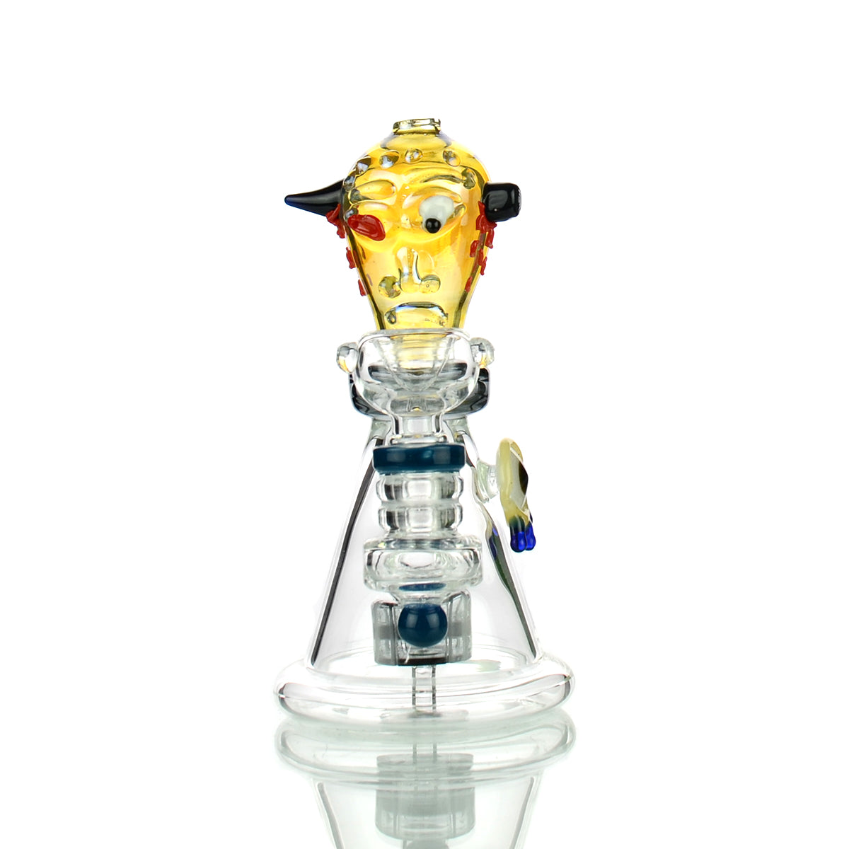 6'' Dead Alien Water PIPE with 14mm Male Bowl