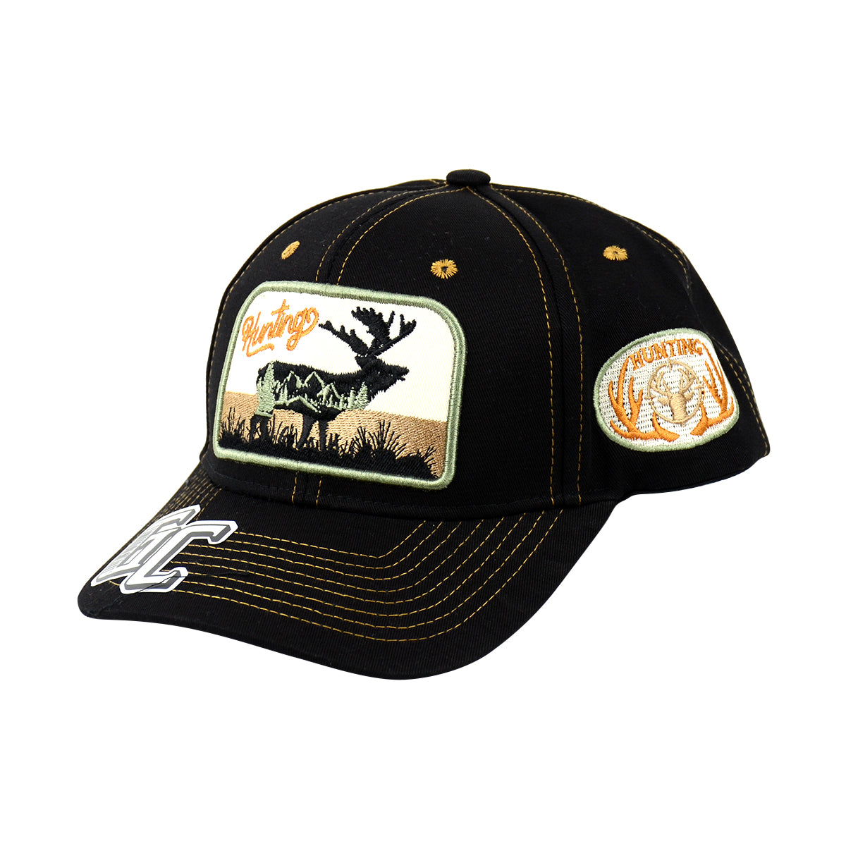 Snapback ''Hunting Deer'' Hat Embroidered