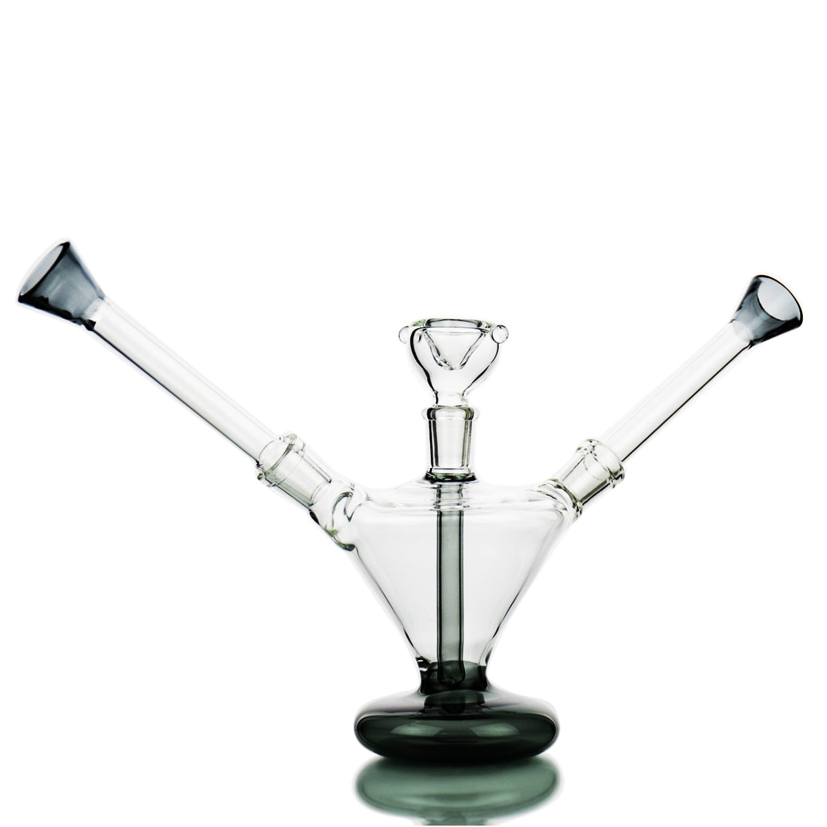 8'' Love Birds Bong For Two People 14mm Male Bowl Included