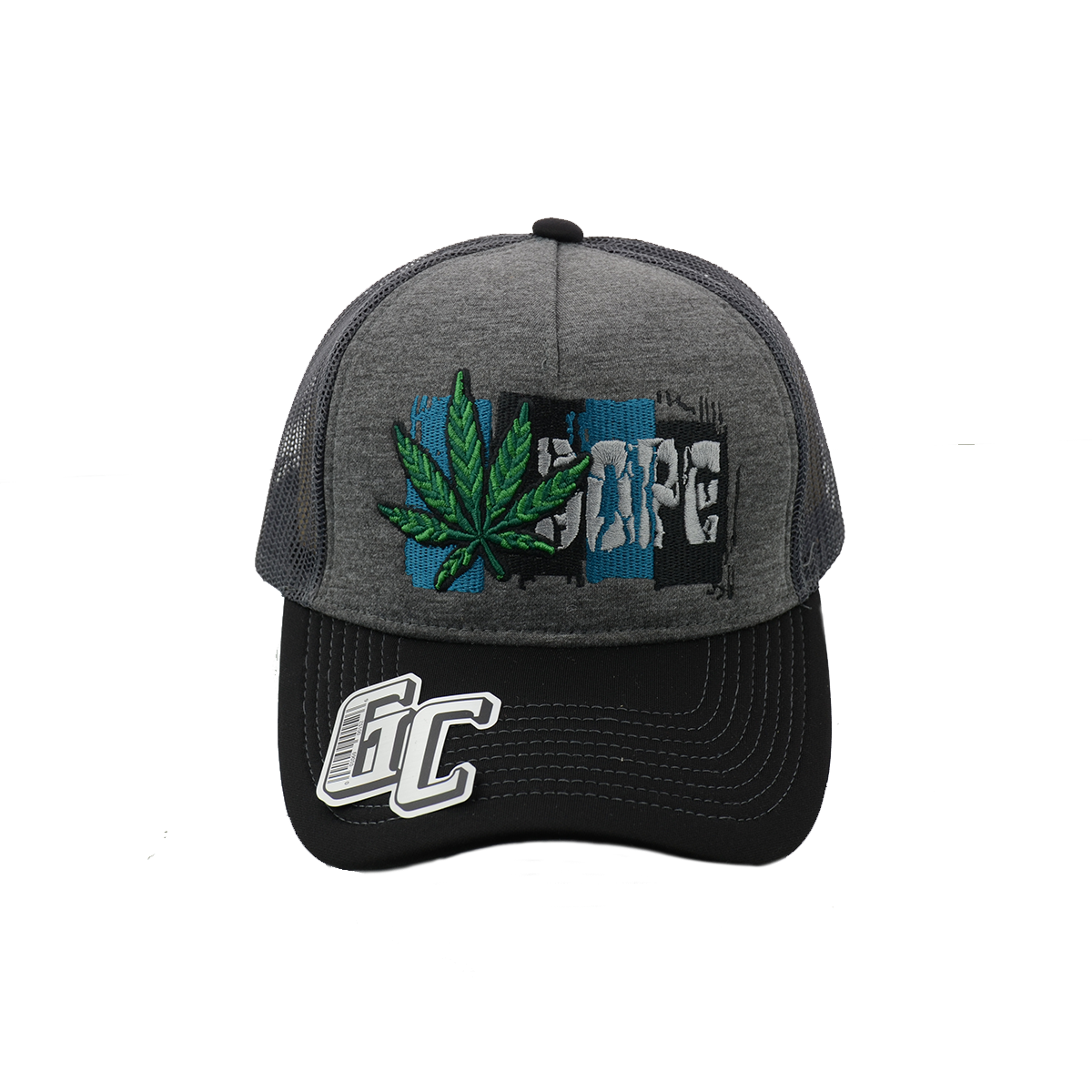 Snapback Net Hats Leaf Life is Dope Embroidered