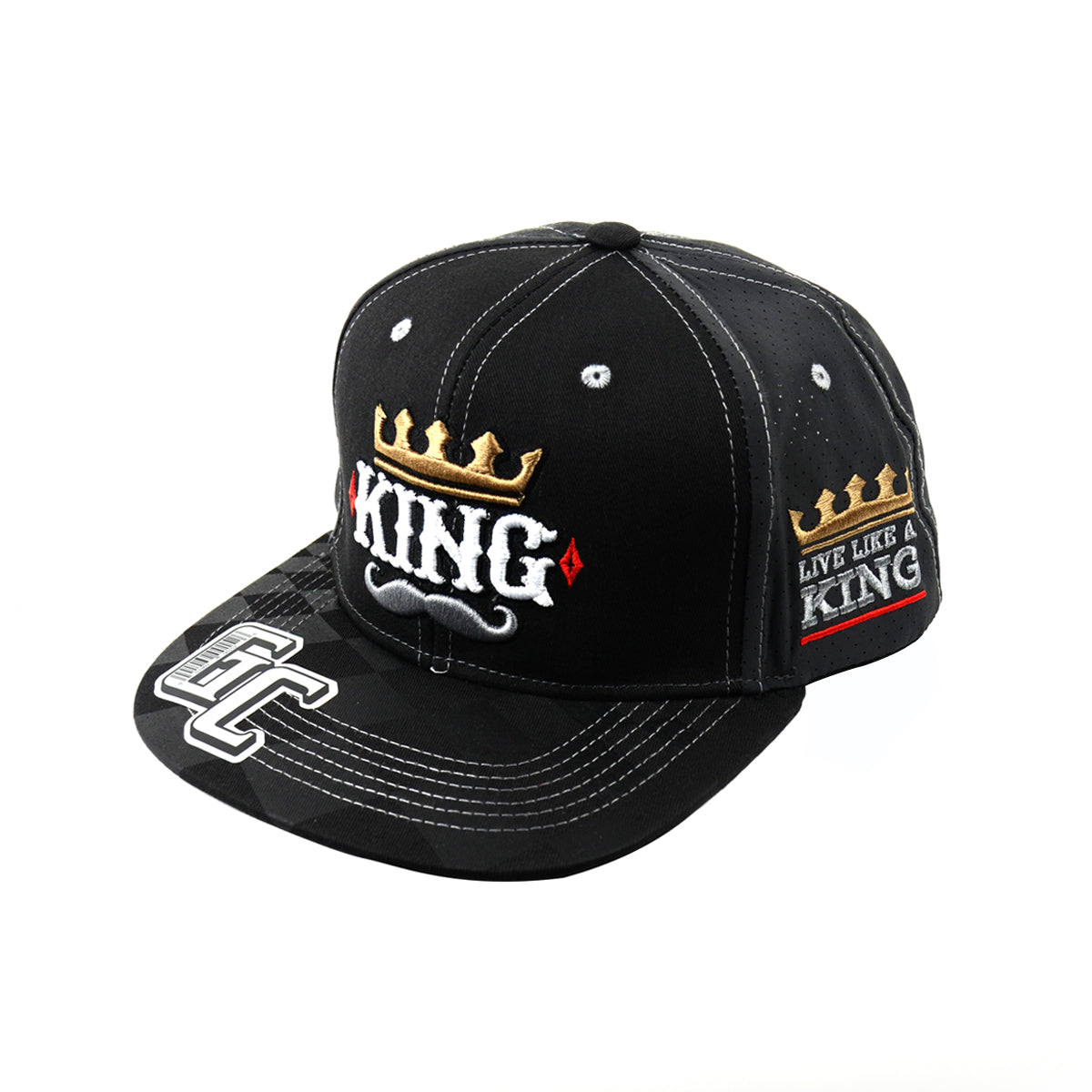 Snapback ''Live Like a King'' HAT Embroidered