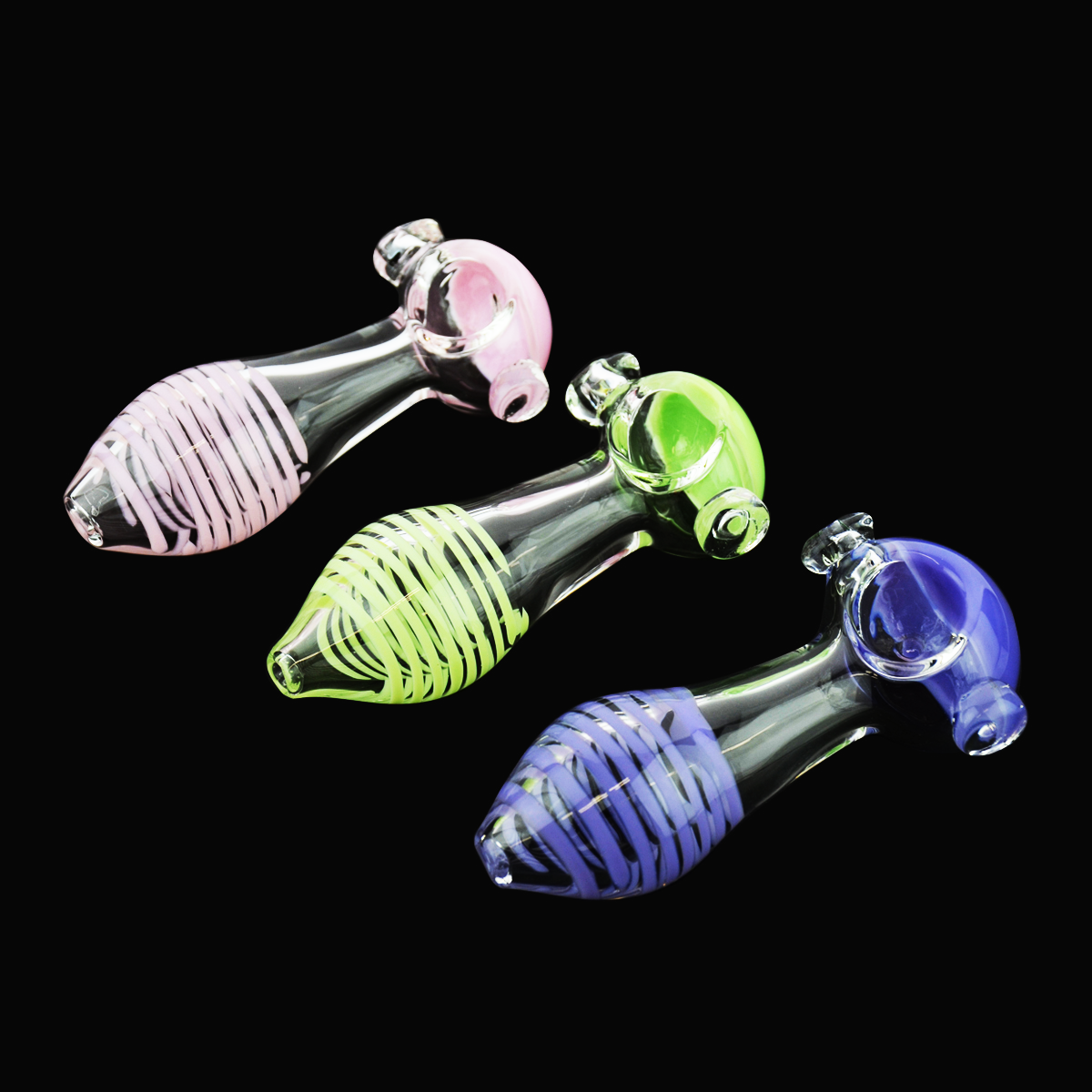 4'' Hand PIPE Slime Color Swirling Art