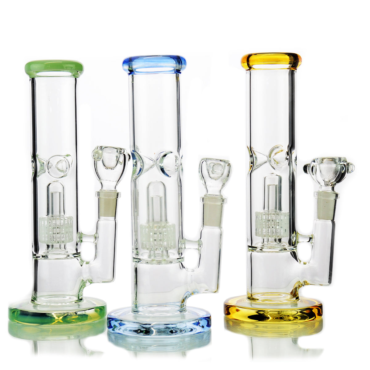 8'' Cylinder with Metrix Shower Water PIPE 14mm Male Bowl Included : NOTE : ONLY GREEN COLOR AVAILABL