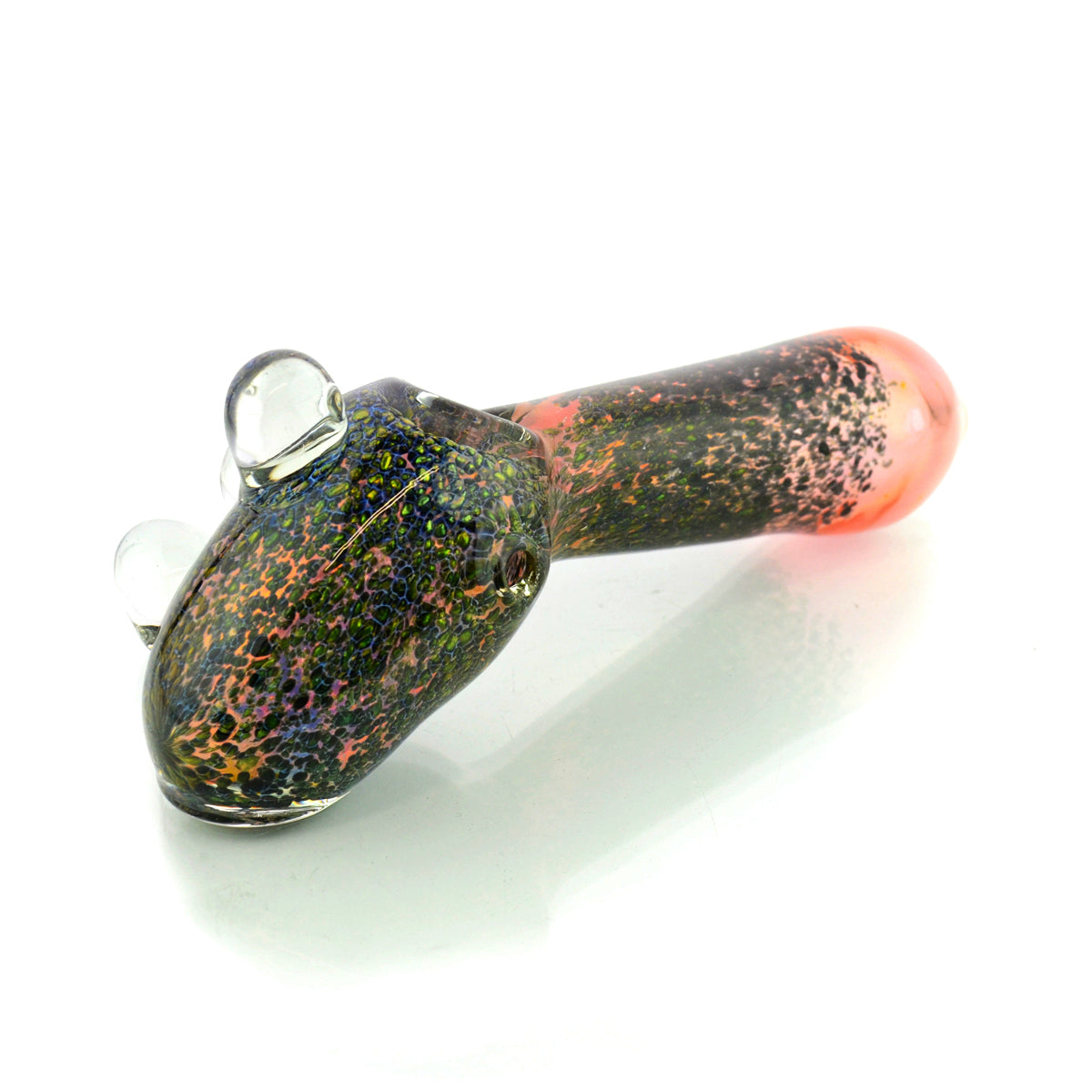 7'' Dicro Frit Marble HAMMER Spoon Hand Pipe 200g