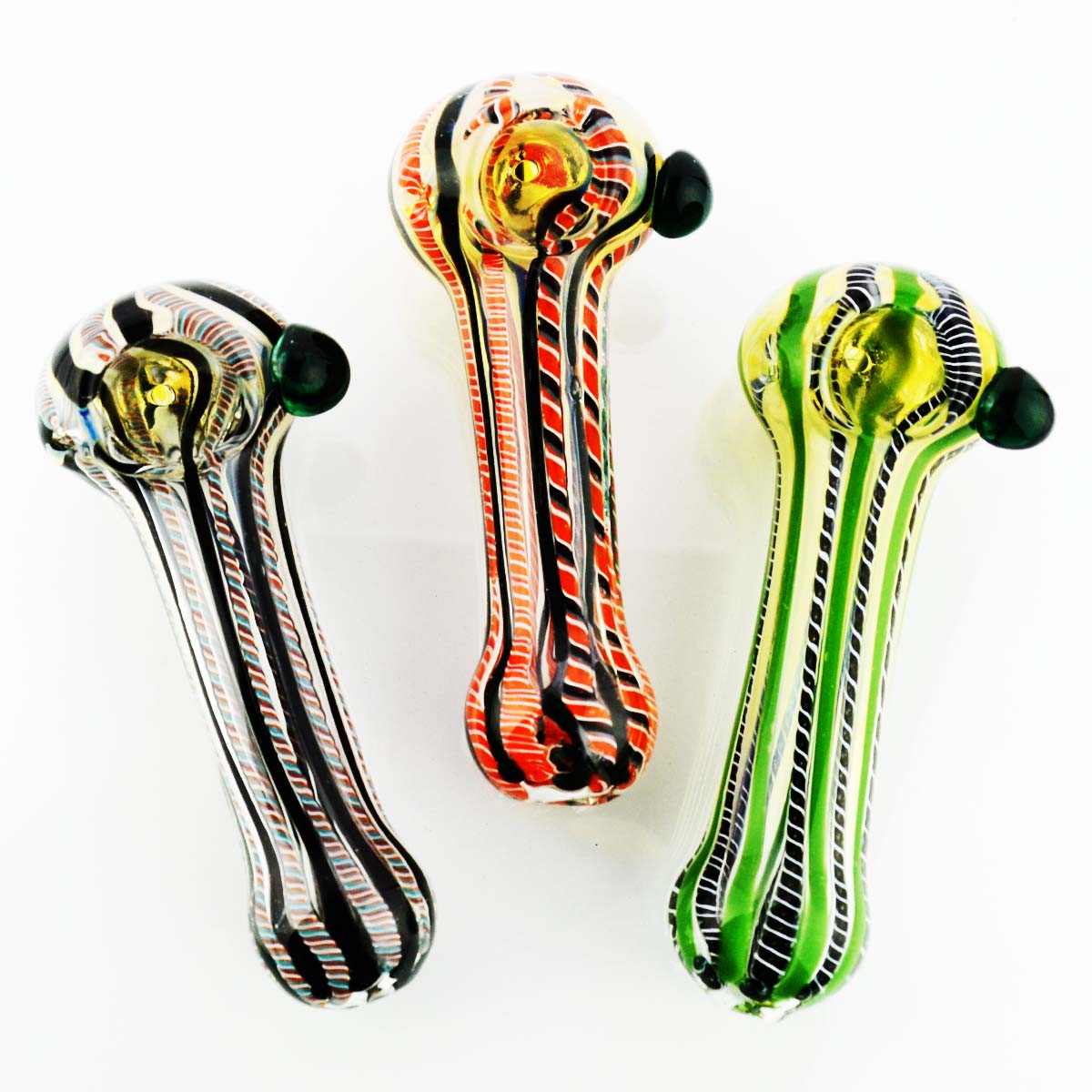 4.5'' Fume Twisting GLASS Hand PIPE Spoon Approx 105g