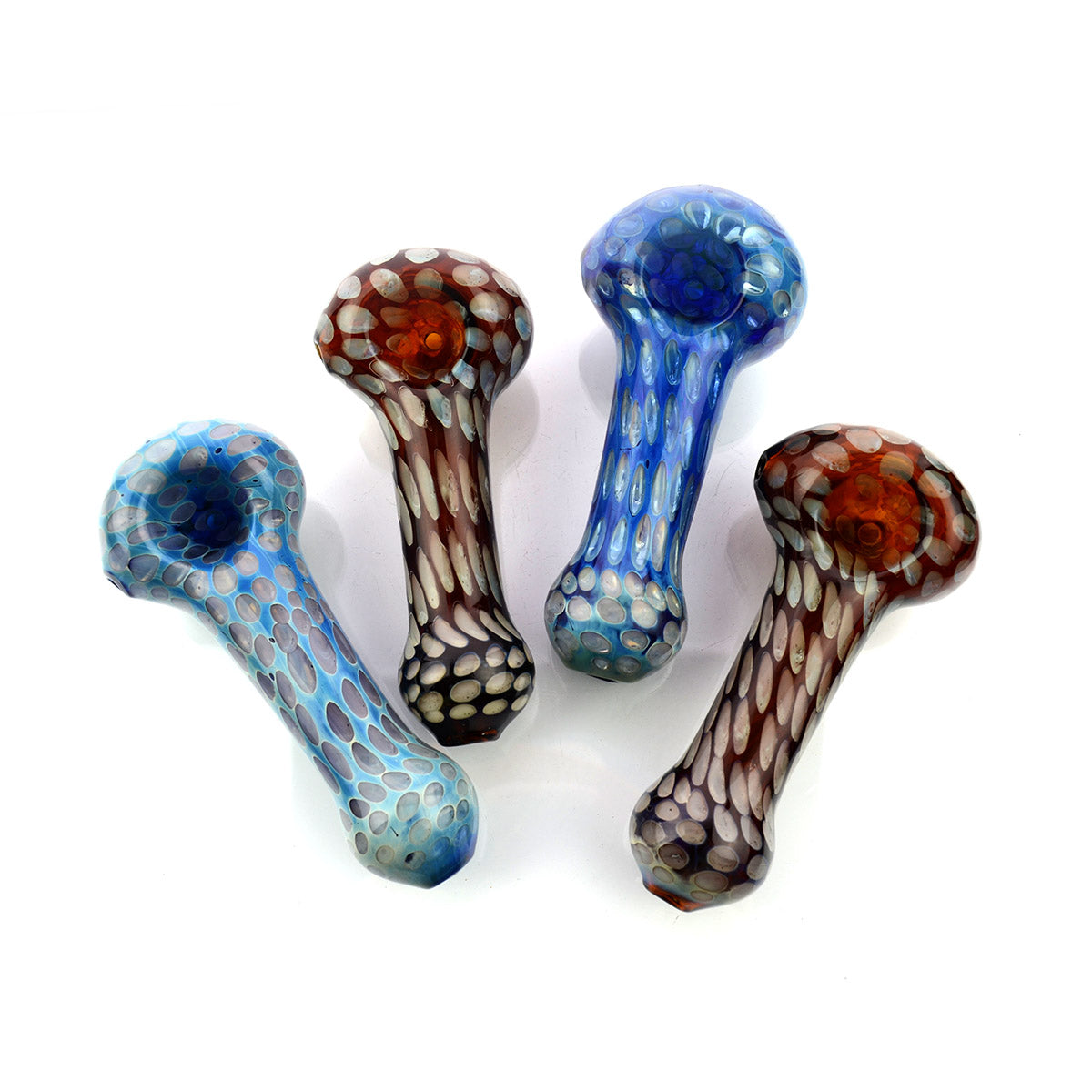 4.5'' Color Tube Honeycomb Design Hand PIPE Spoon