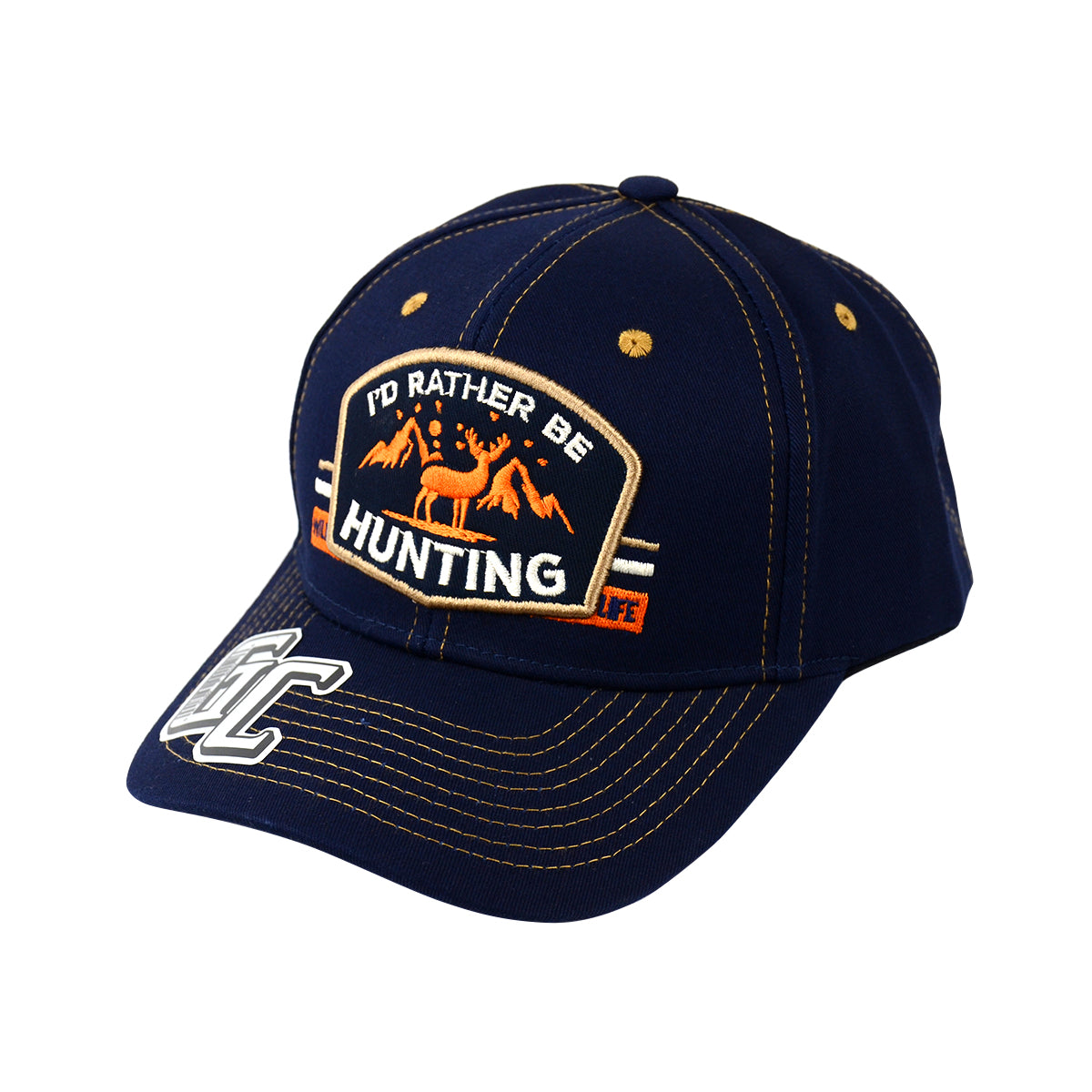 Snapback ''I'D Rather Be Hunting'' HAT Embroidered