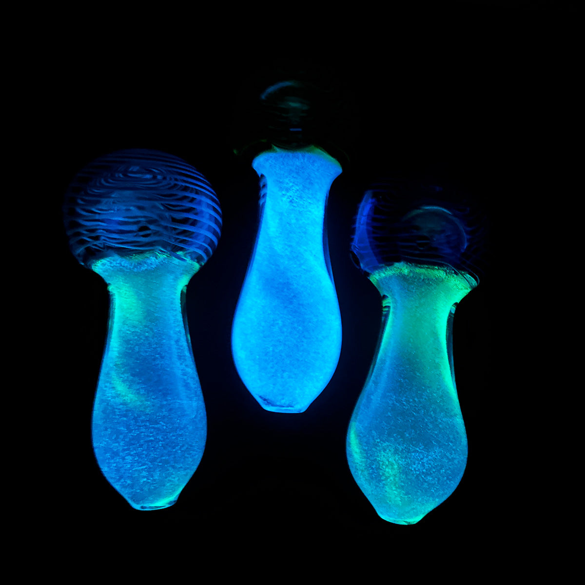 4.5'' Glow in The Dark Hand PIPE Color Tube Head