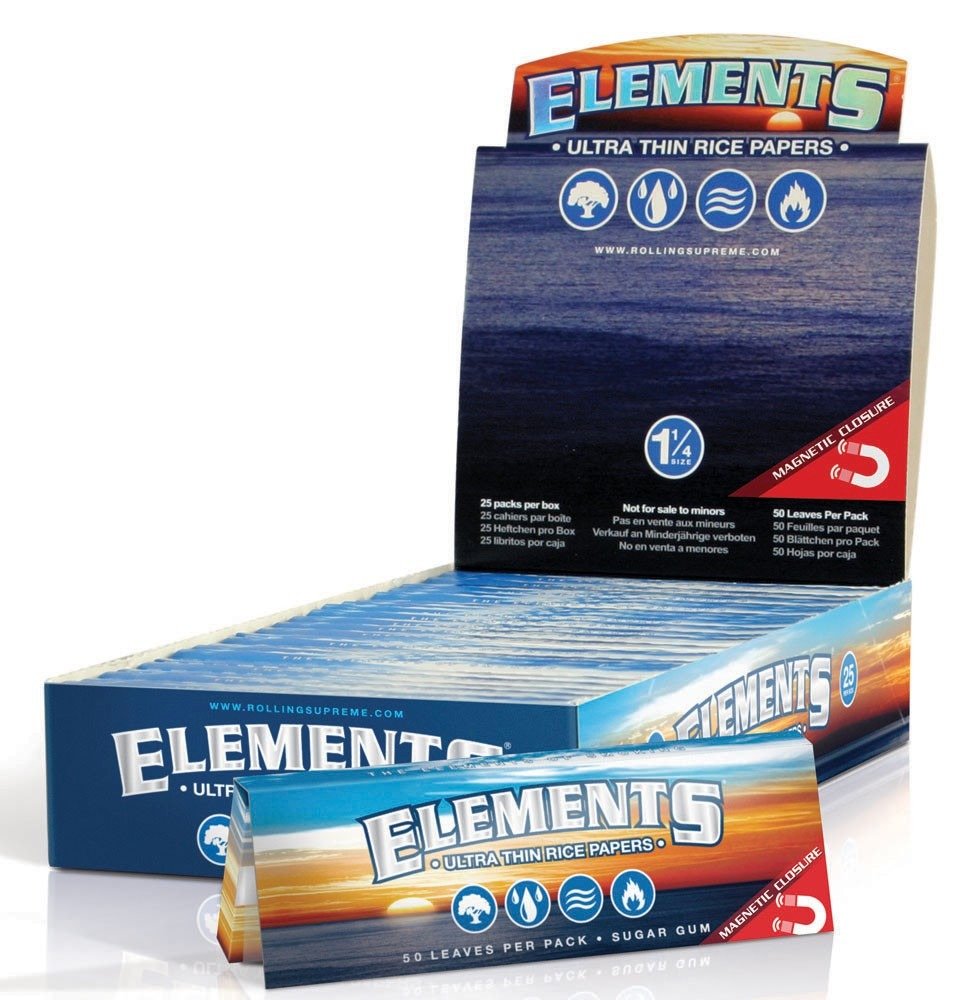 ELEMENT 1 1/4'' ROLLING PAPER 25 BOOKLETS