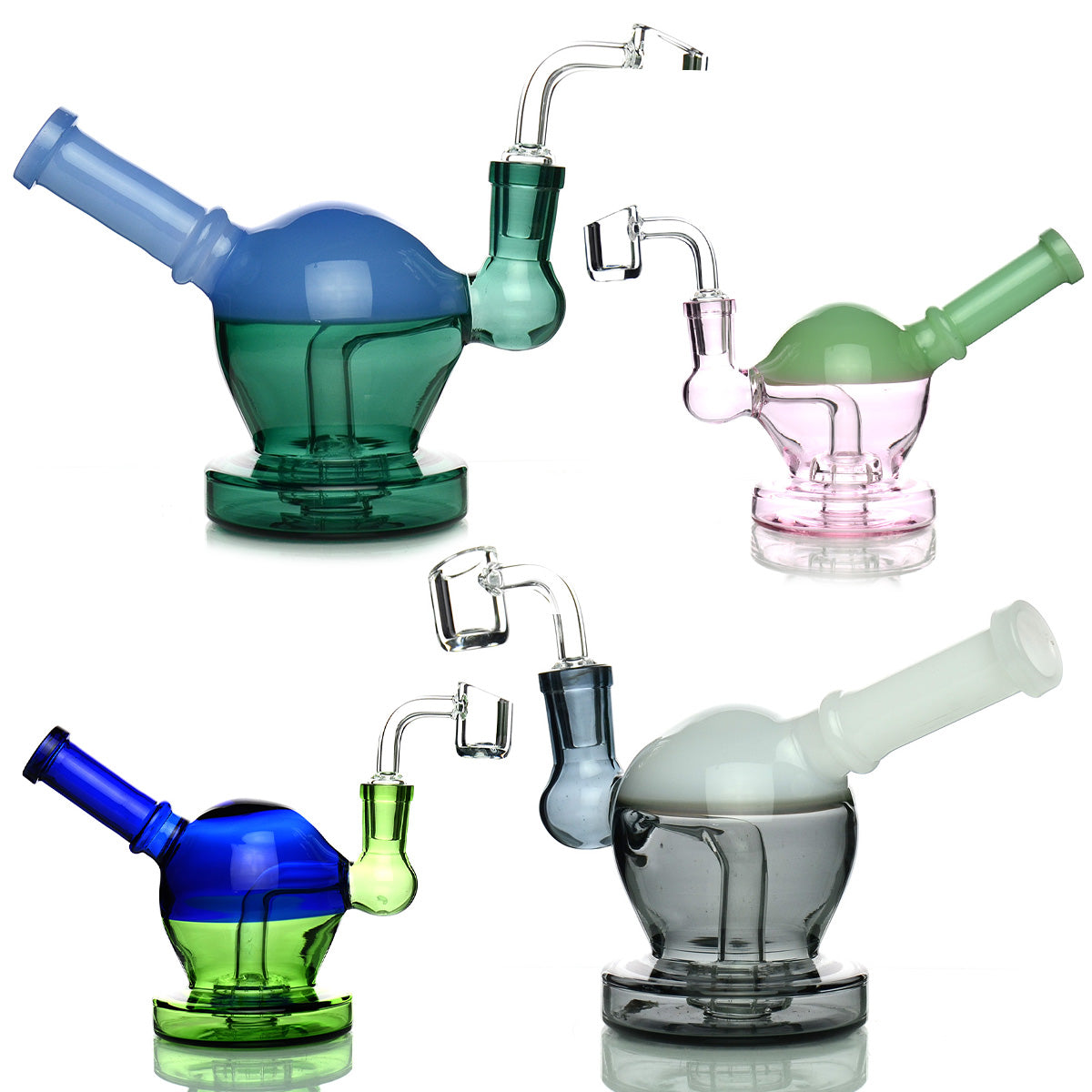 6'' Dome Body Water PIPE Rig with 14mm Male Banger