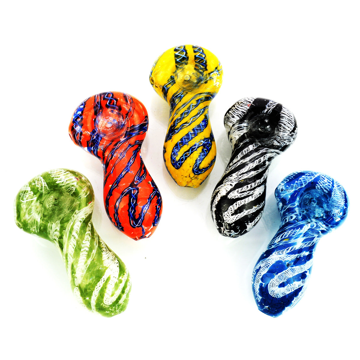 2.5'' Fat Frit Hand PIPE Twisting Art Spoon