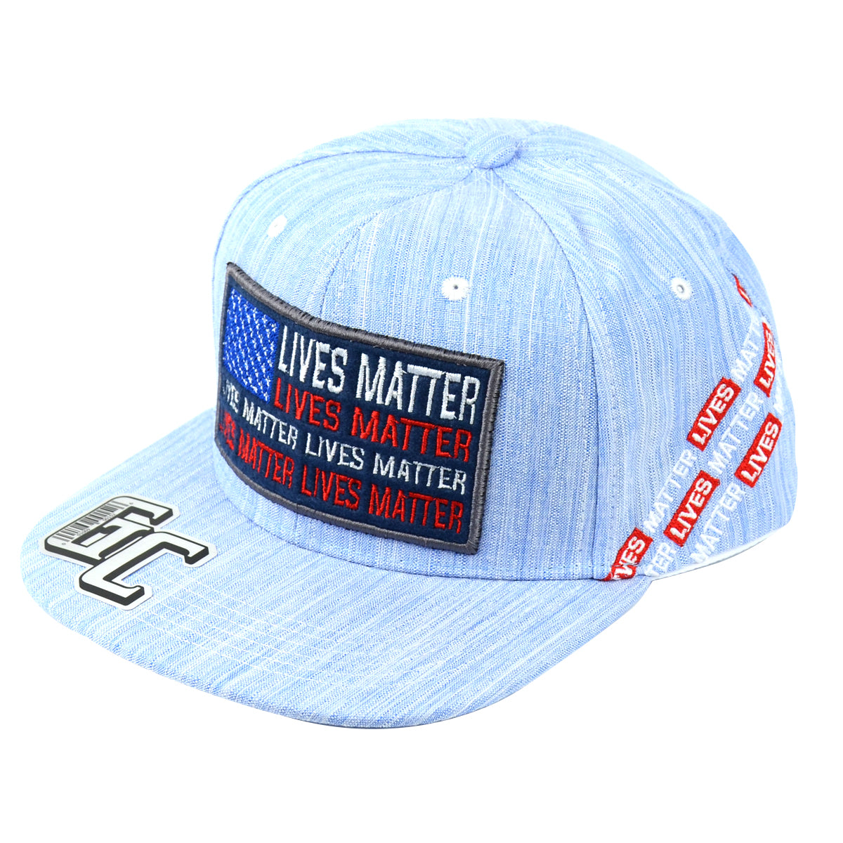 Snapback Lives Matter HAT Embroidered