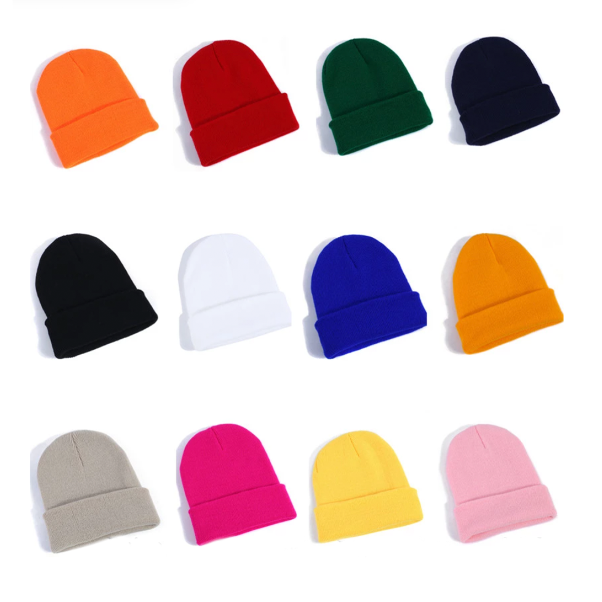 One Dozen (12 Pieces) Credos BEANIE Mix Colors