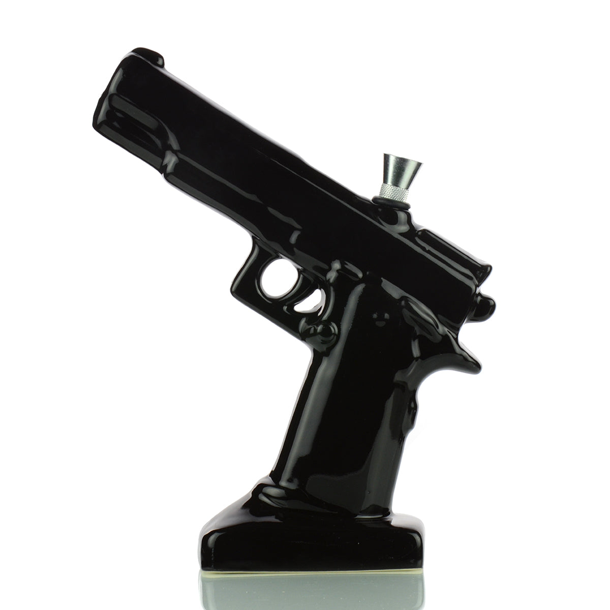 8'' Ceramic Gun WATER PIPE/ Hand PIPE Approx 325 Grams