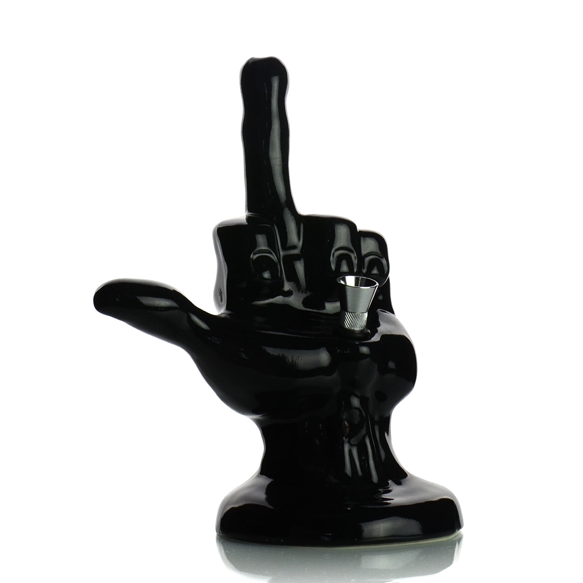 7'' Ceramic Middle Finger Hand PIPE