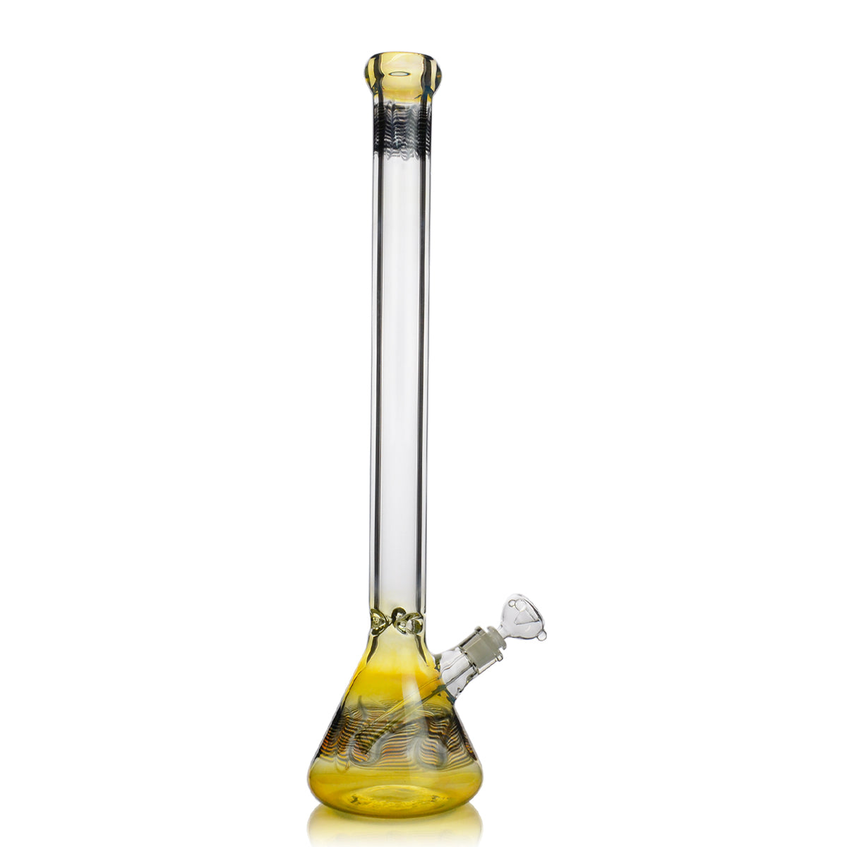 24'' 9mm Beaker Fancy Design Fume GLASS