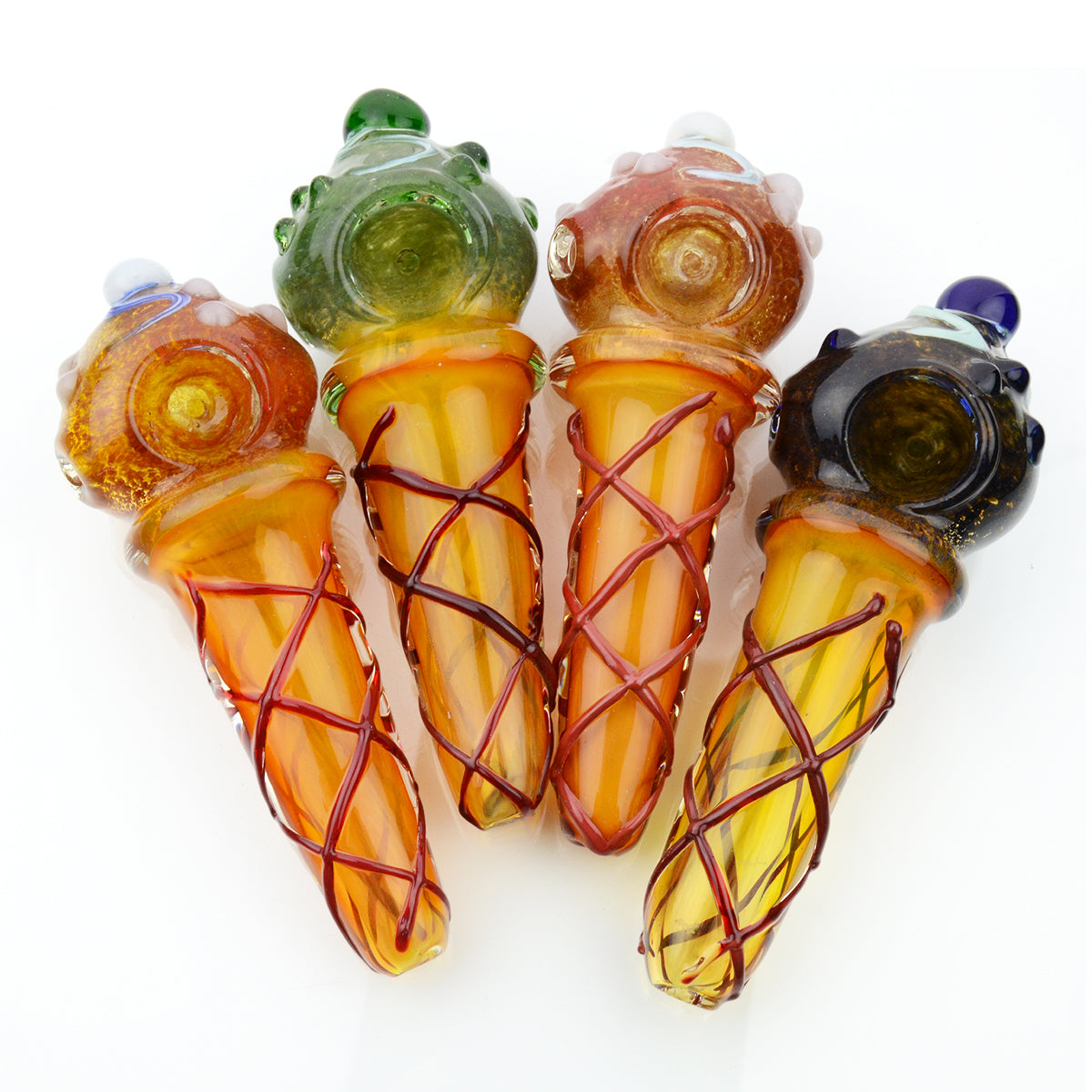 5'' ICE CREAM DESIGN FRIT HAND PIPE