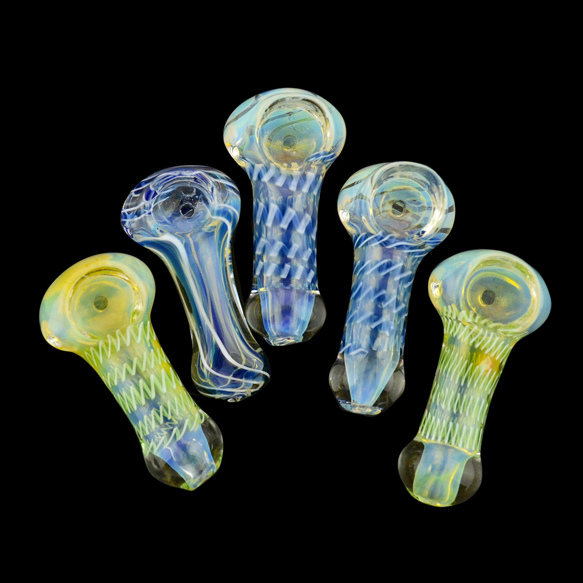 2.5'' Hand PIPE Fume GLASS Twisting