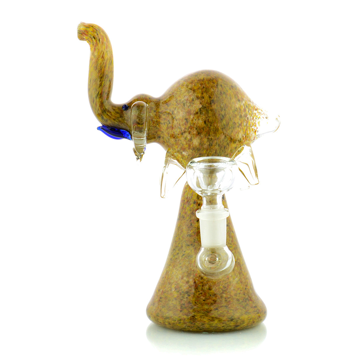 8'' Elephant WATER PIPE Frit Color Art