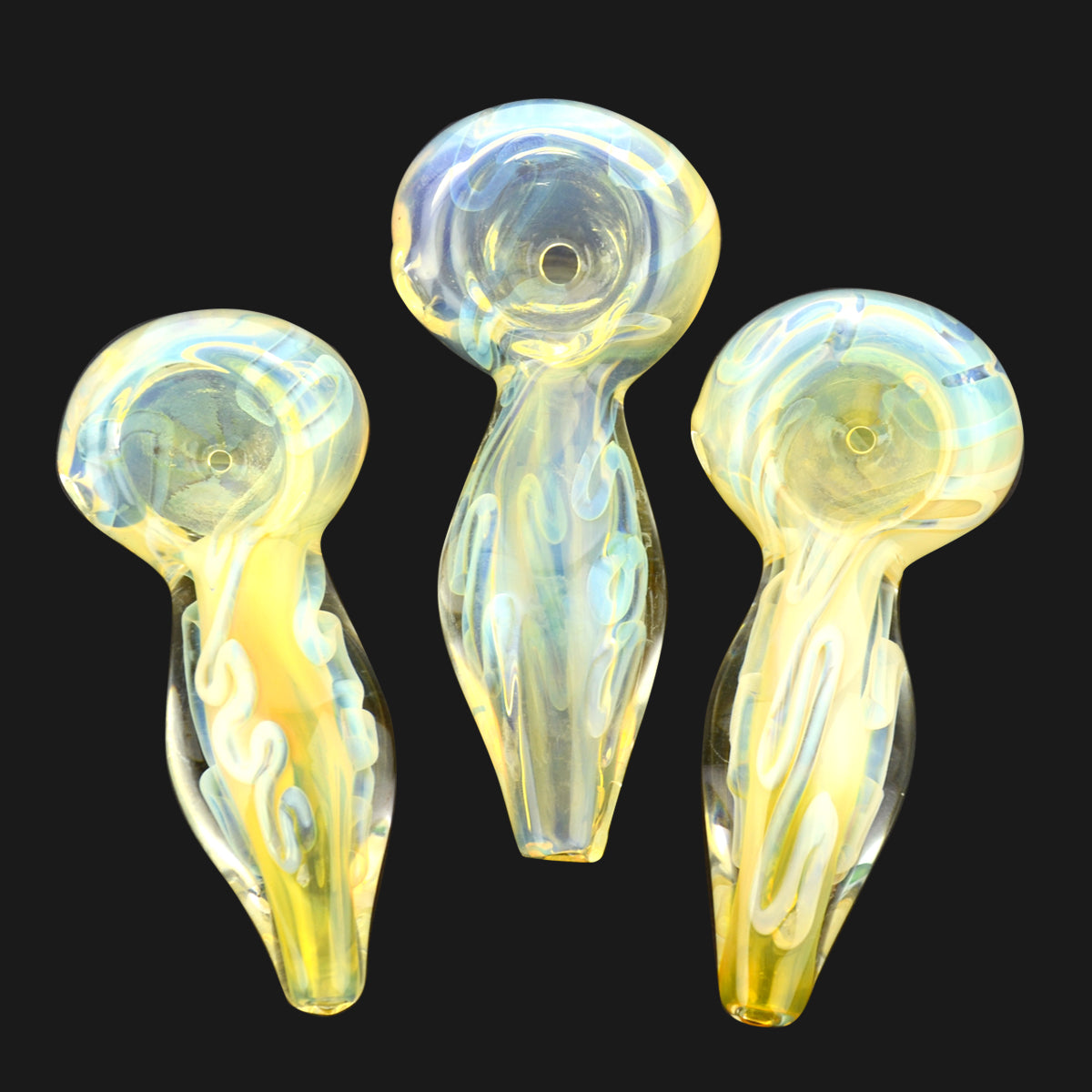 3'' Silver Fume Hand PIPE Spoon
