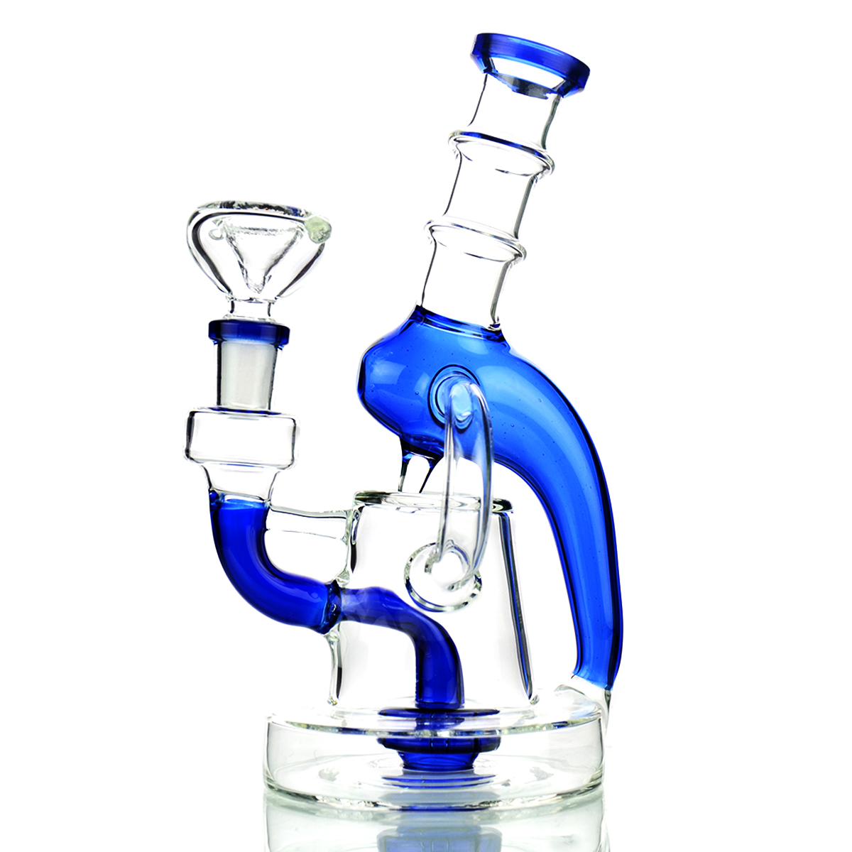 8'' Recycler Water PIPE with 14mm Male Bowl
