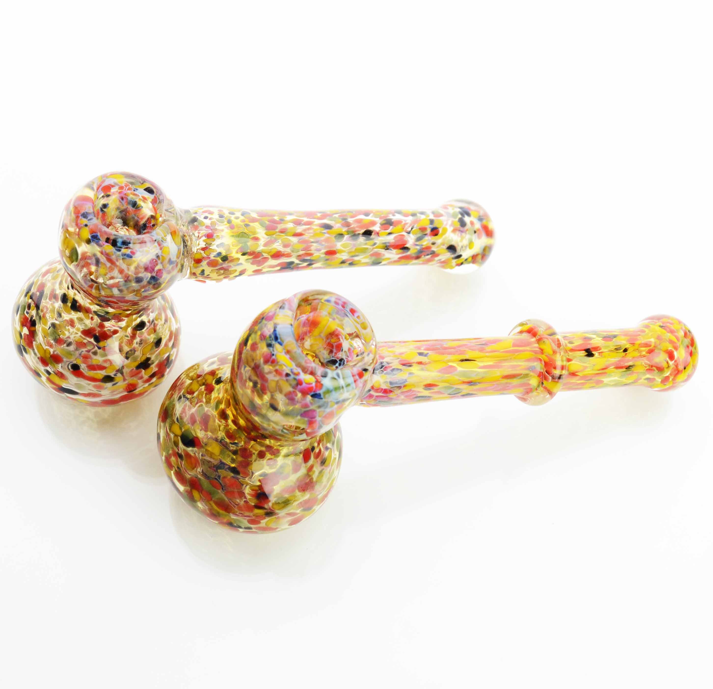 5'' Hammer WATER PIPE Rainbow Frit