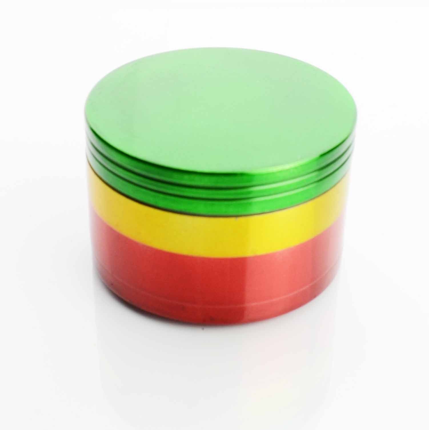 62MM METAL Rasta Colored Grinder