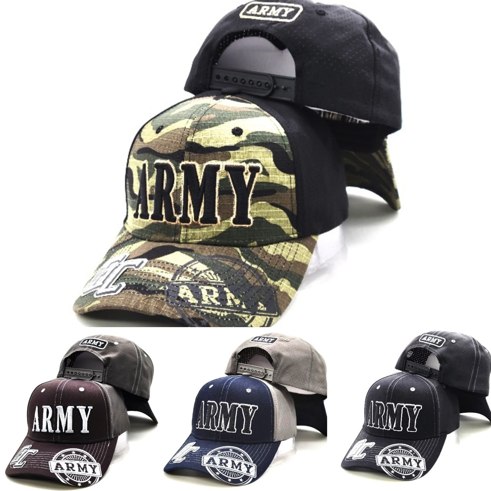 Snapback Army Embroidered
