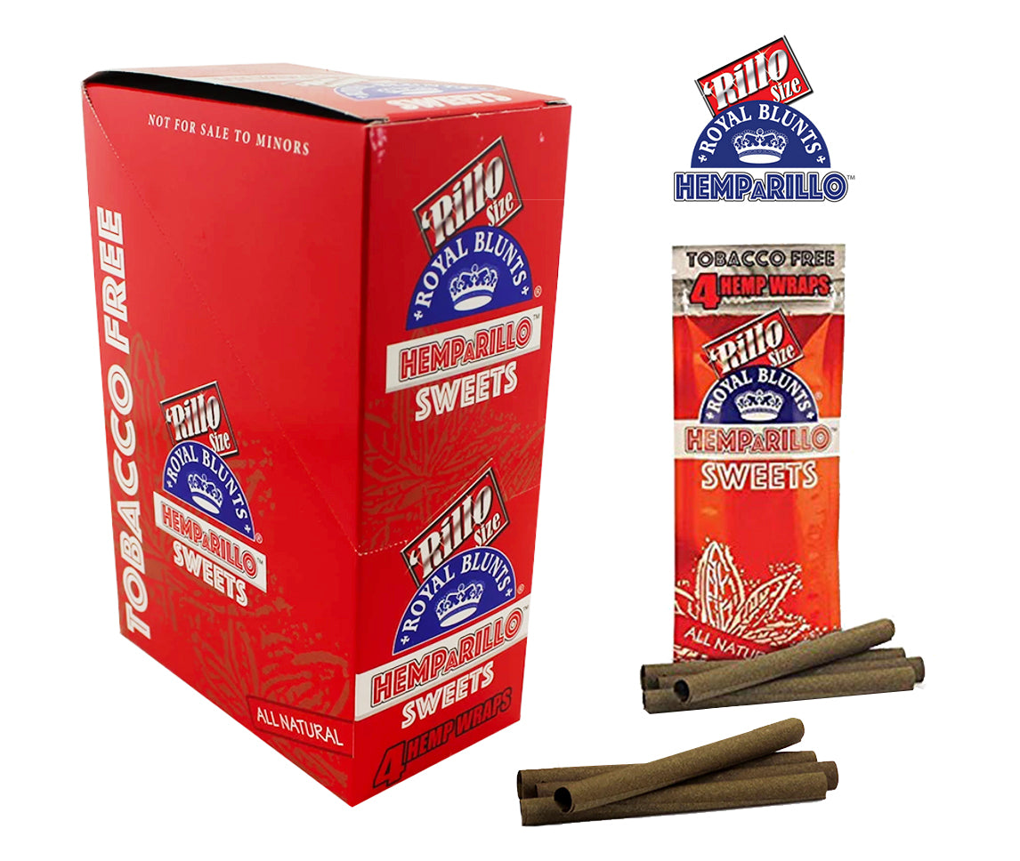 HEMPARILLO ROYAL BLUNTS SWEETS TOBACCO FREE