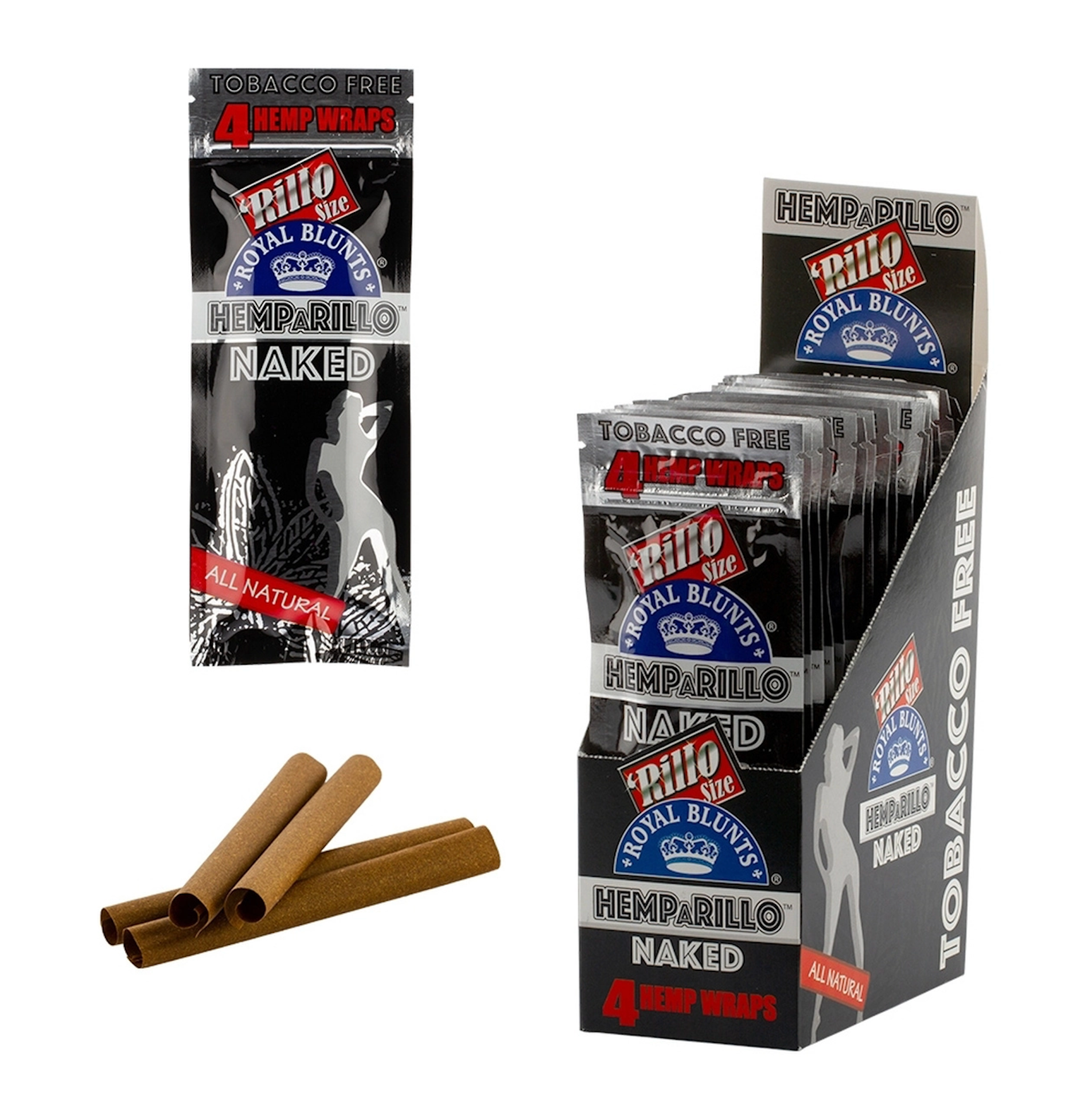 HEMPARILLO ROYAL BLUNTS NAKED TOBACCO FREE