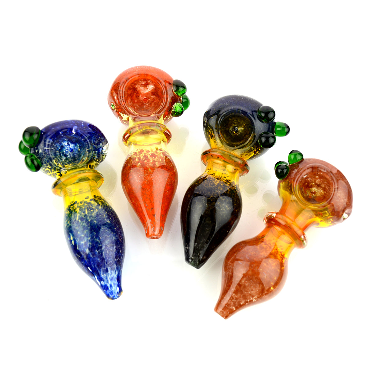 4.5'' Frit Fume Glass Hand PIPE