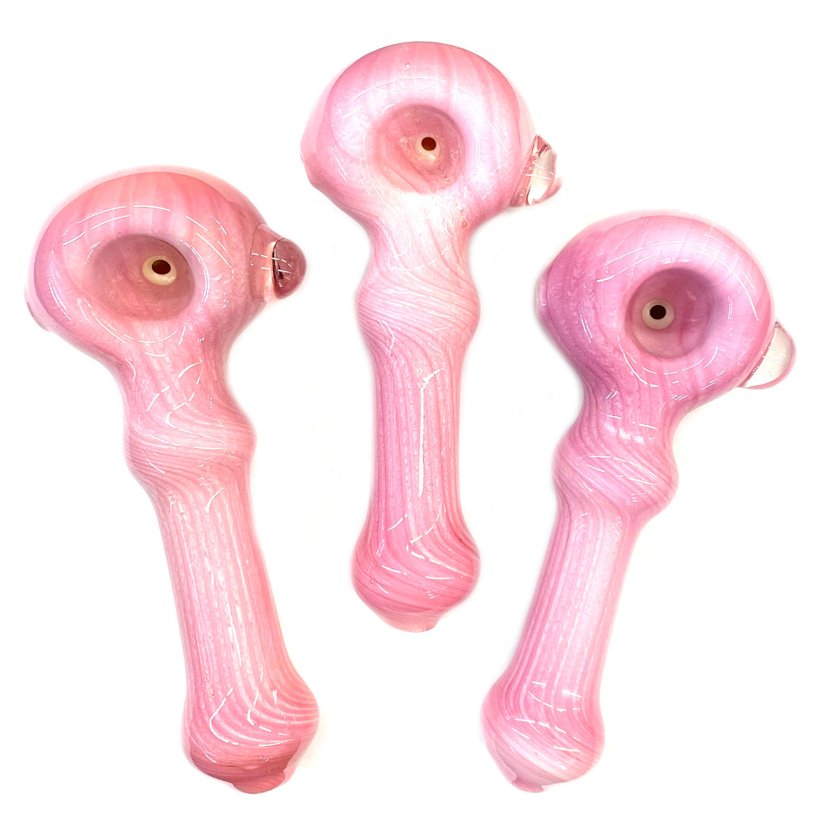 5'' Pink Tube Hand PIPE 24k Spoon