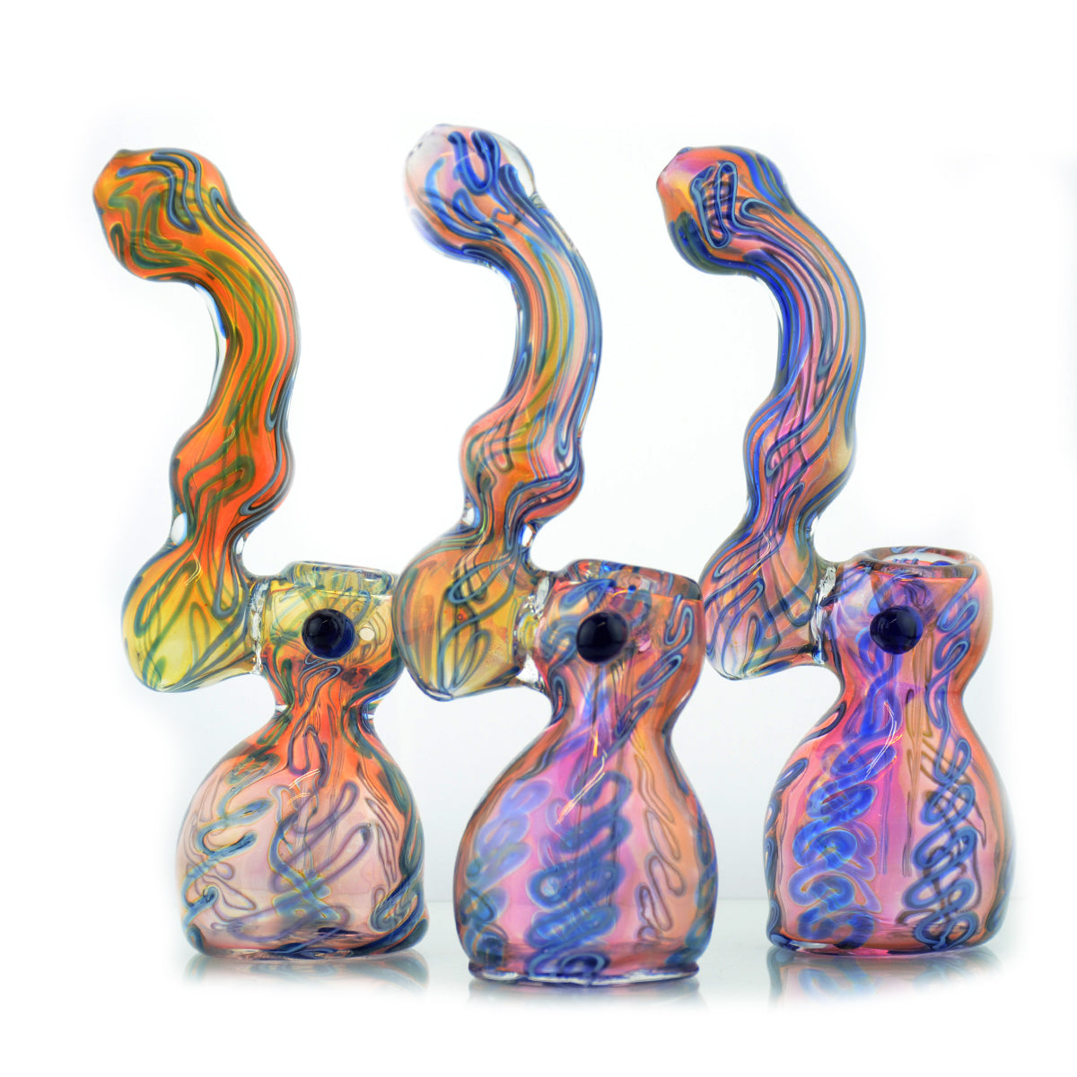 8'' GOLD art Heavy Bubbler