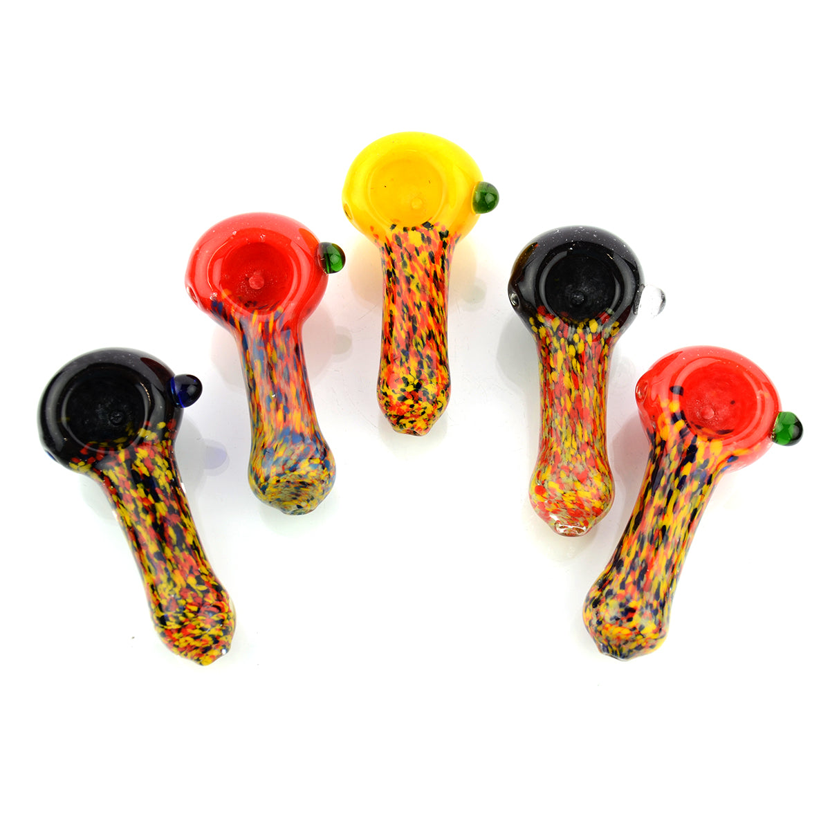 3'' Hand PIPE Multi Frit Art Color