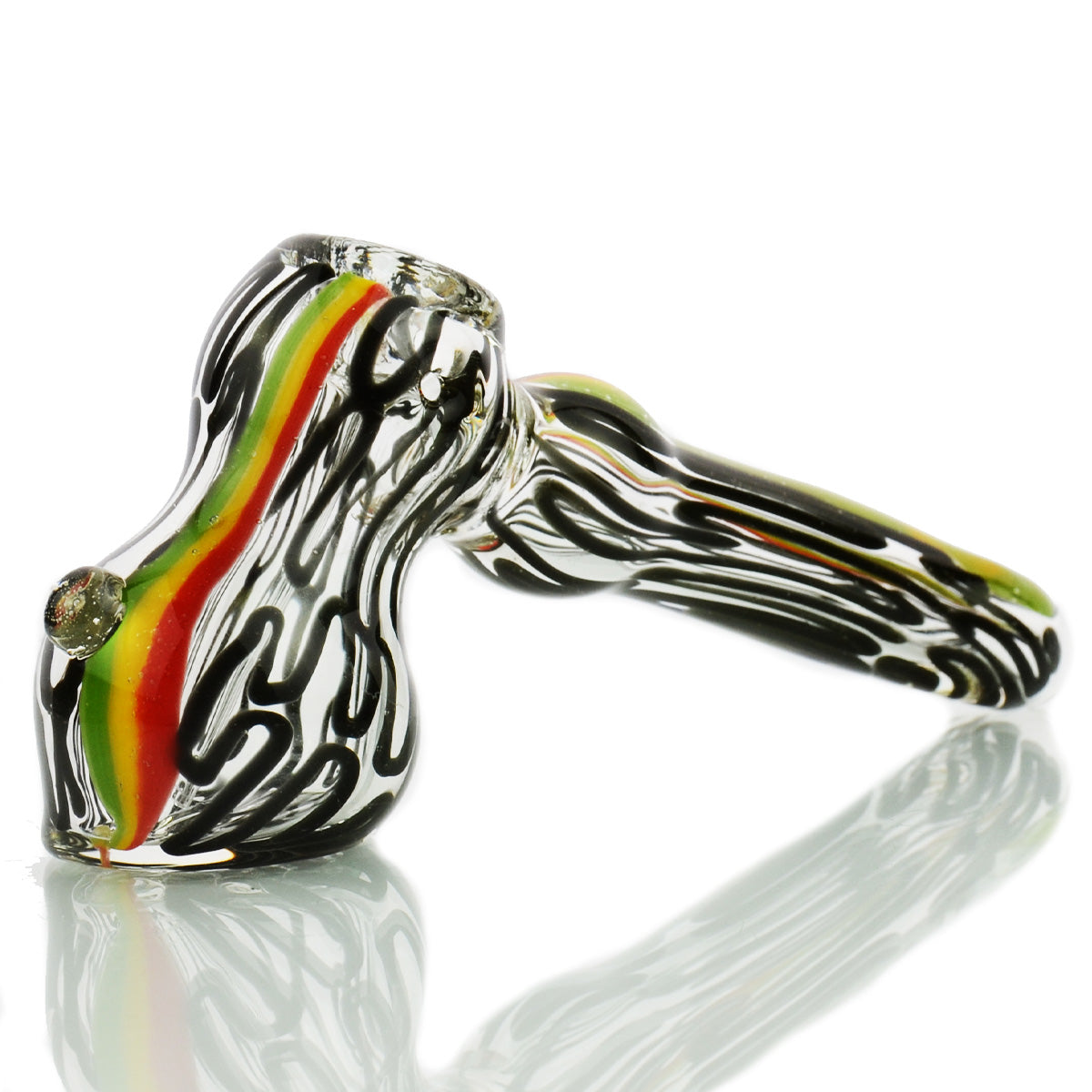 7'' HAMMER Bubbler Rasta Line Color Tube Design Approx 160g