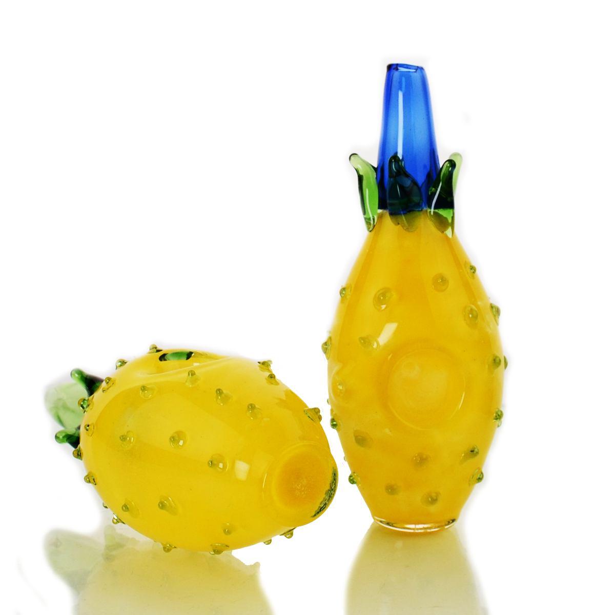 4'' Pineapple PIPE Color Frit Art