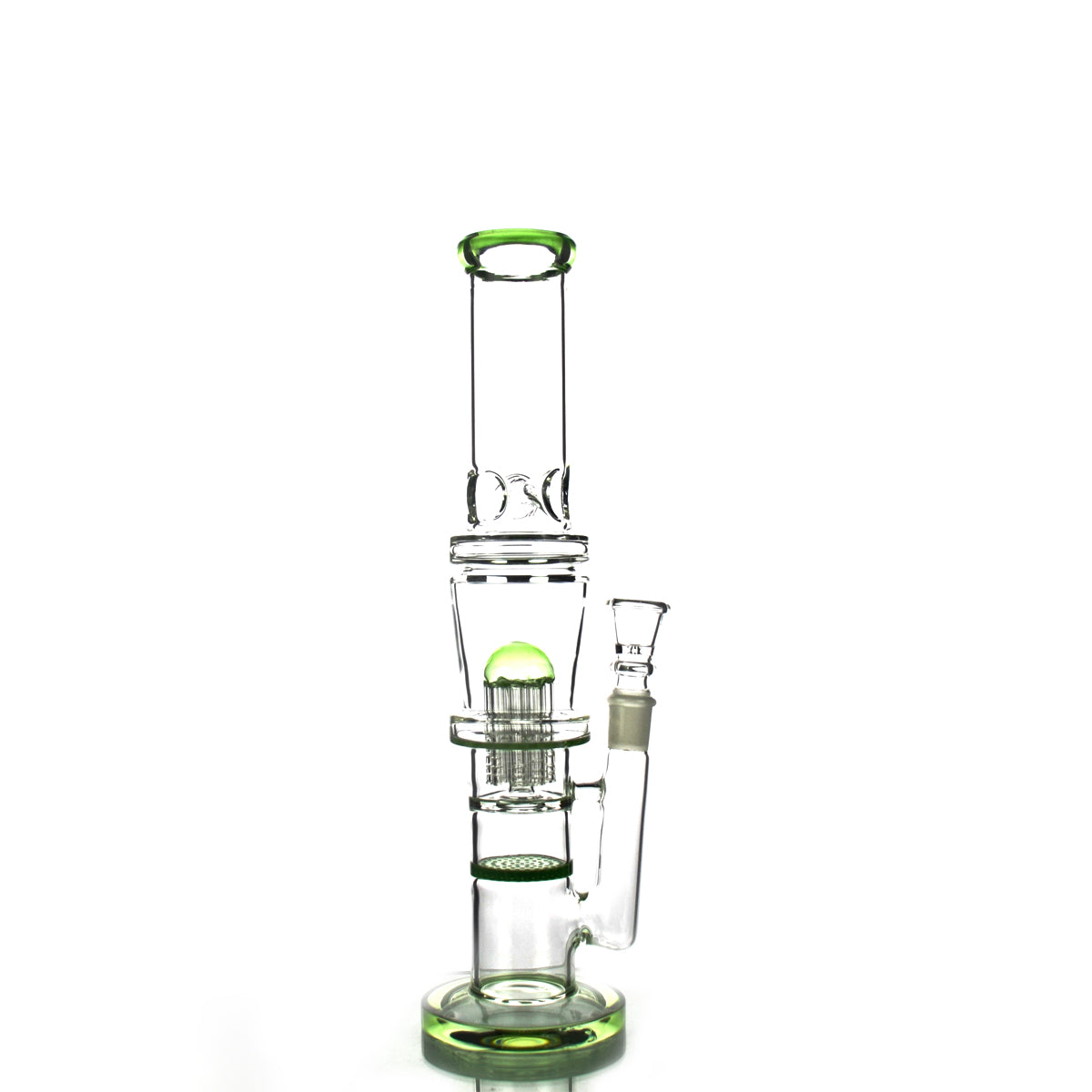 15'' Tree Honeycomb Water PIPE 18mm Male Bowl Included