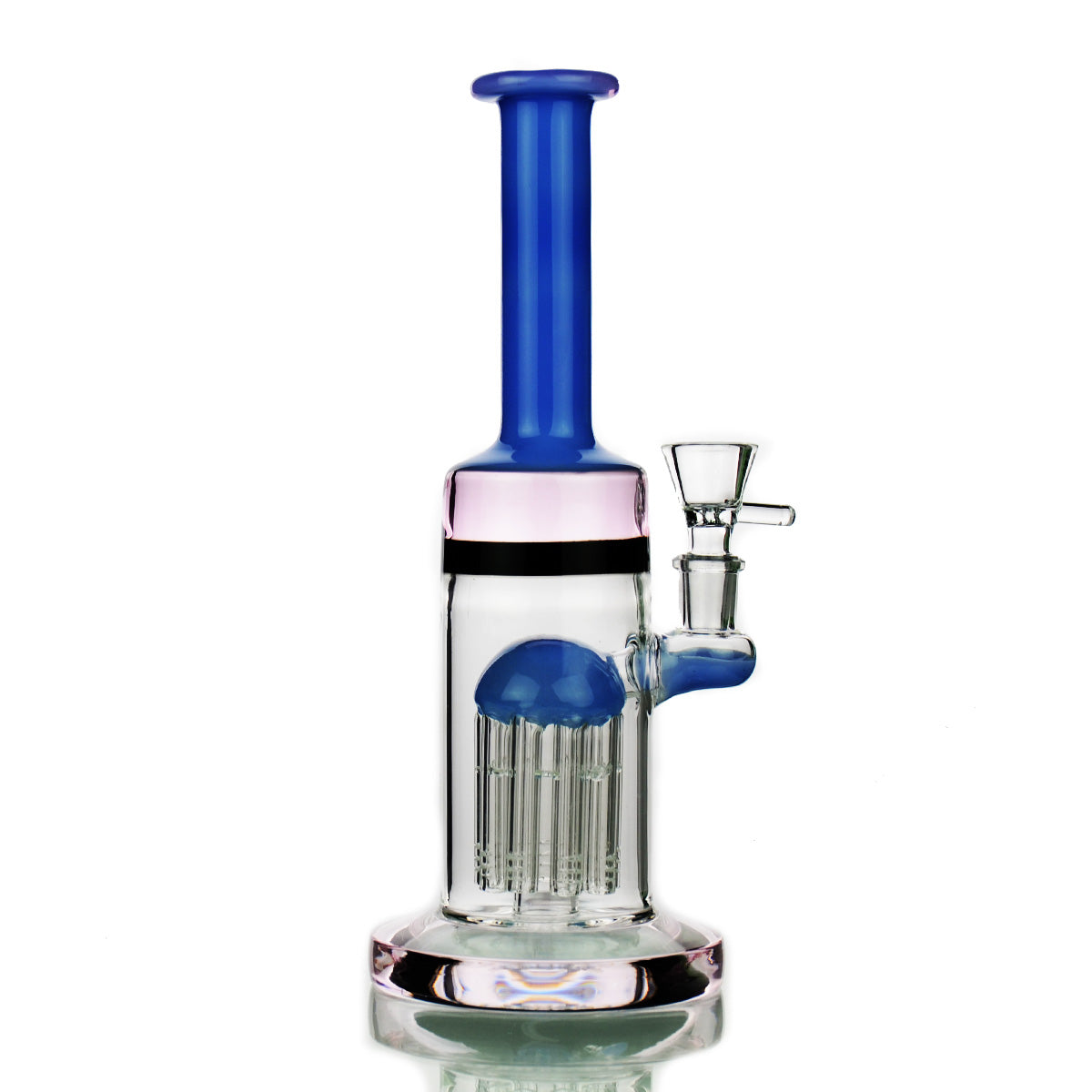 10'' WATER PIPE Rig with Tree Chamber and 14mm Male Bowl