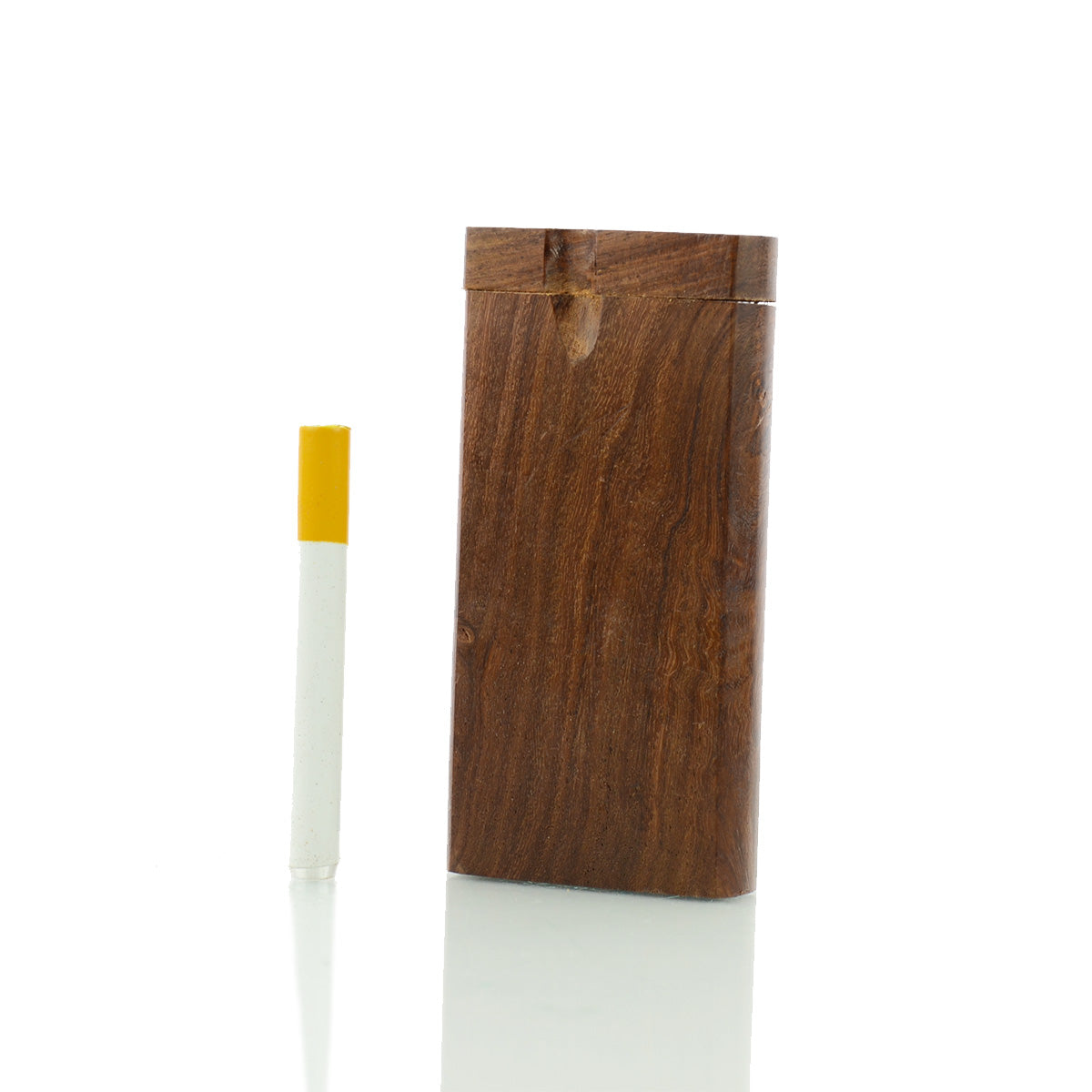 Handmade Wooden Classic Style Dugout Art with 3'' METAL Cigarette