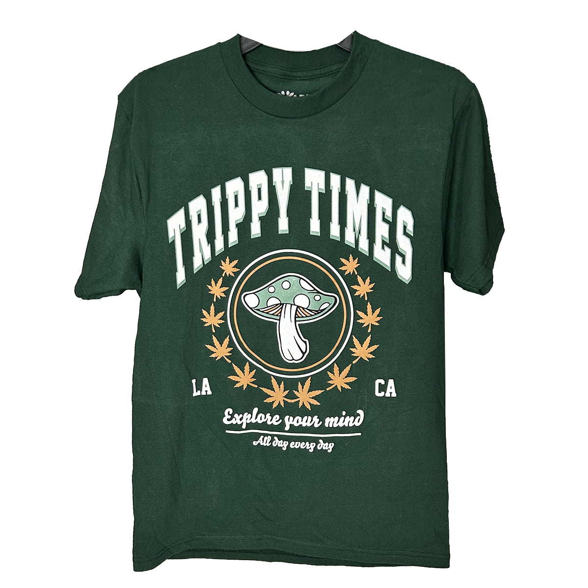 Trippy Times Short Sleeve T-SHIRT 100% Cotton - Pack of 6 Units 1S, 2M, 2L, 1XL